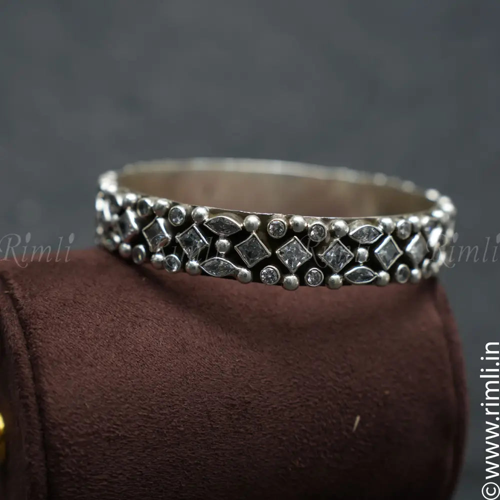 Designer Silver Bangle - Rimli Boutique