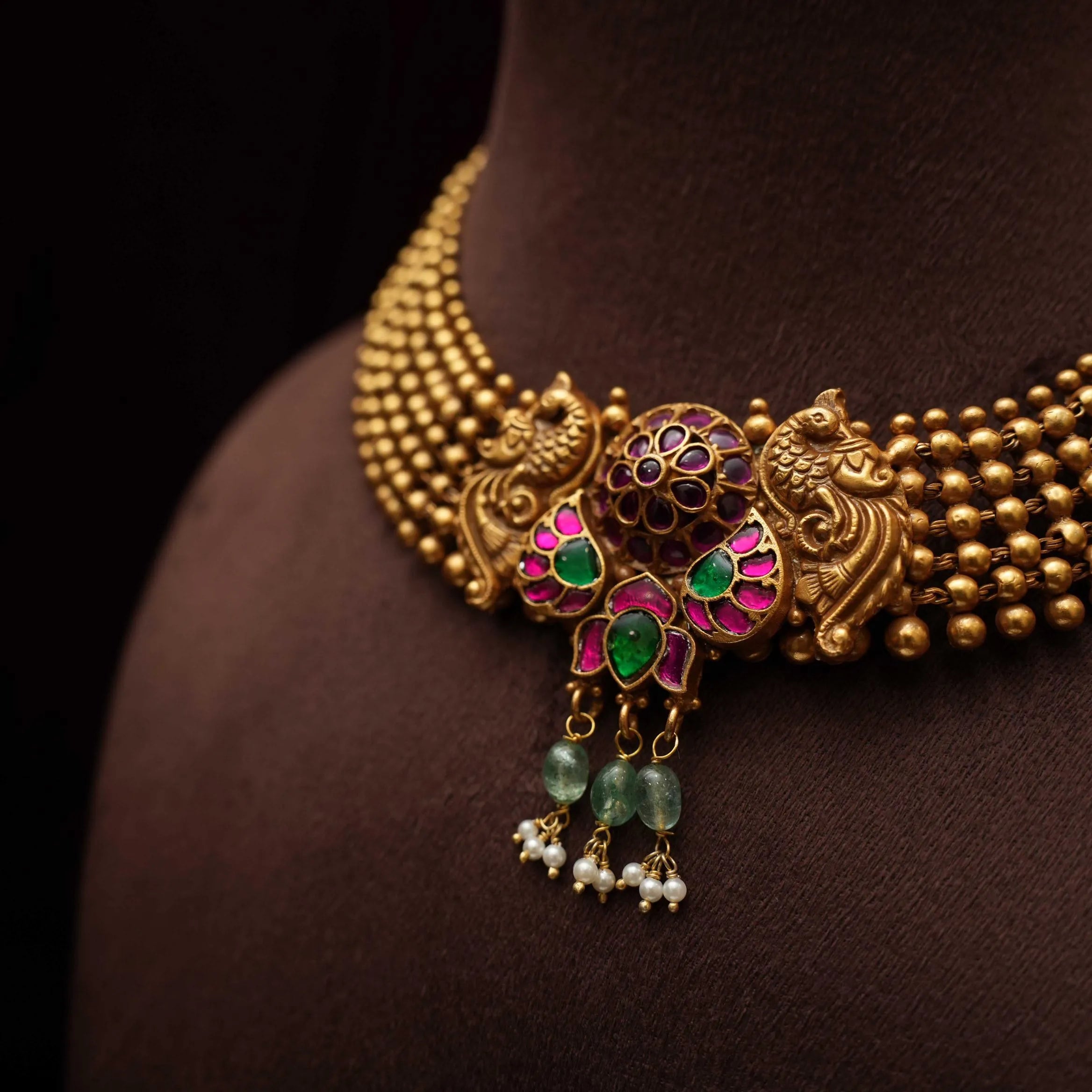 Nidhi Silver Necklace