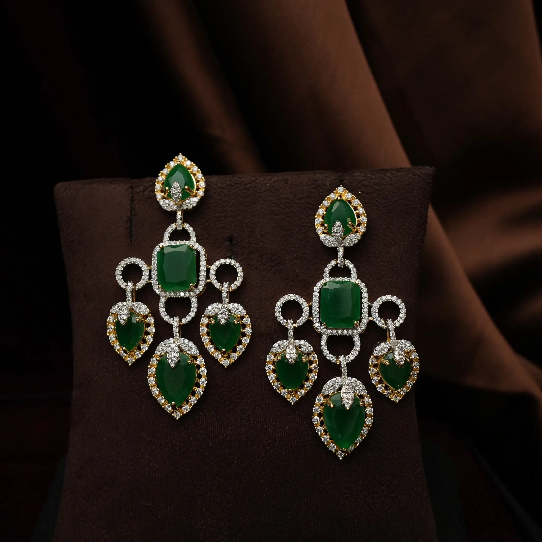 Nila Zircon Necklace - Green
