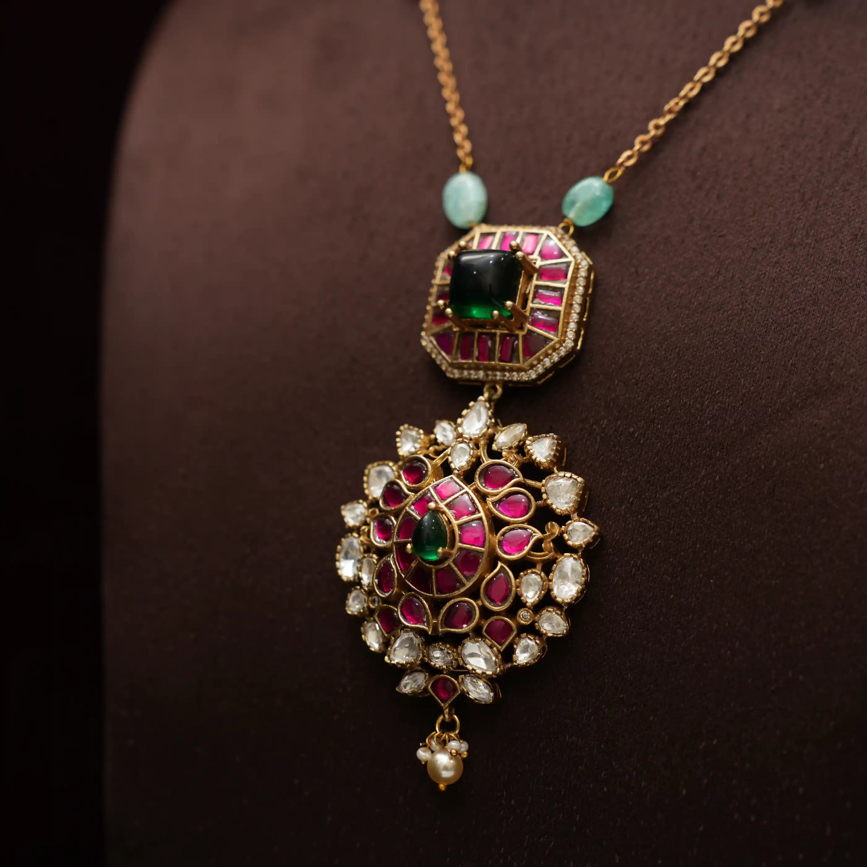 Nilani Polki Minimal Necklace