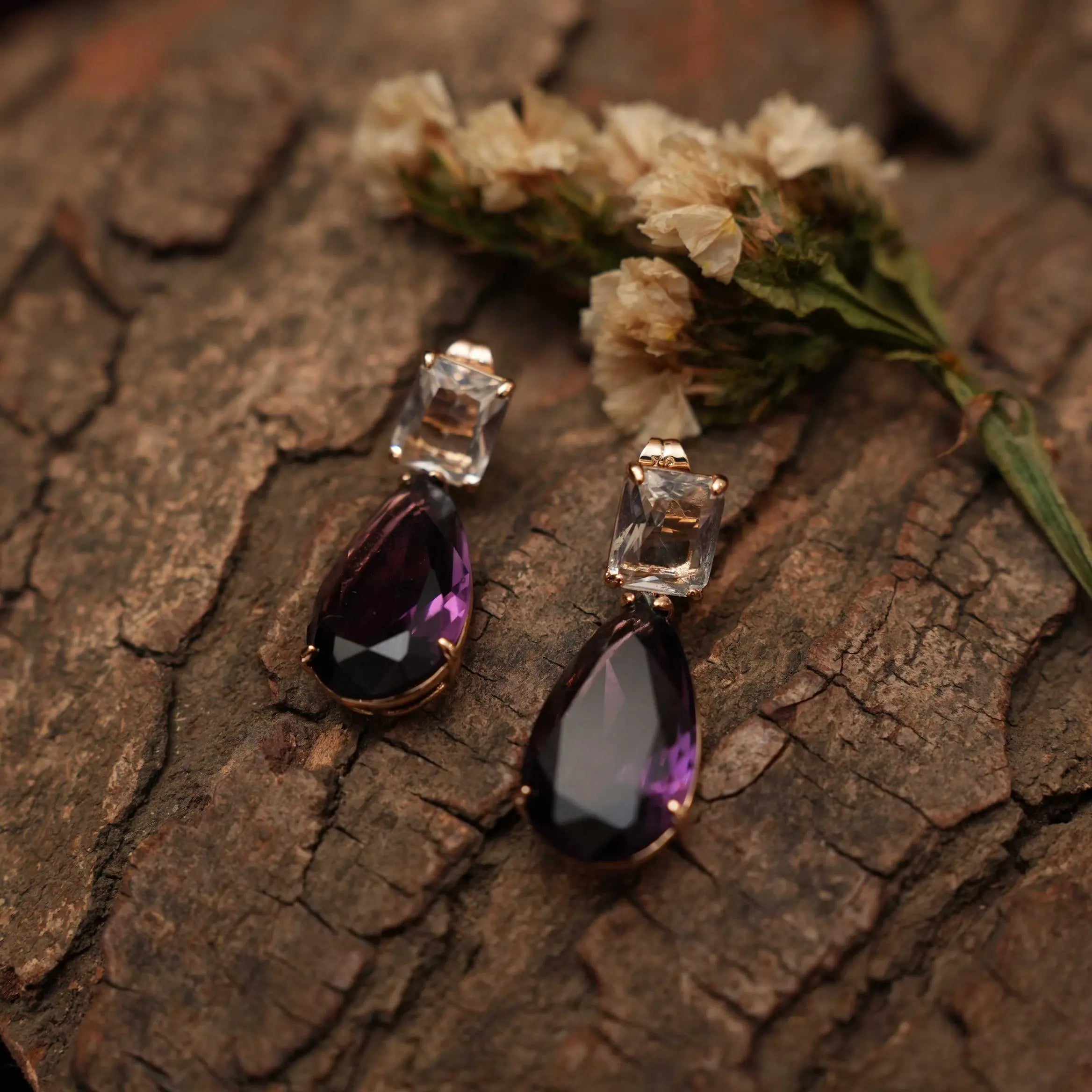 Nina Zircon Designer Earrings