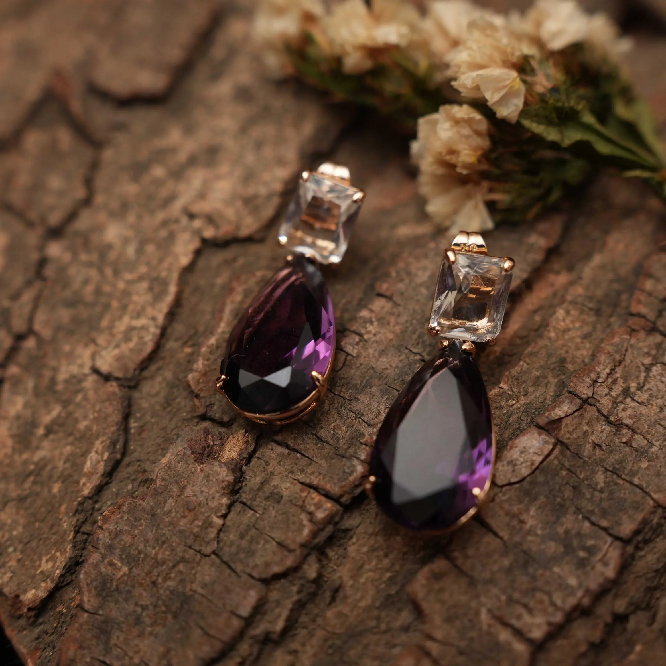 Nina Zircon Designer Earrings