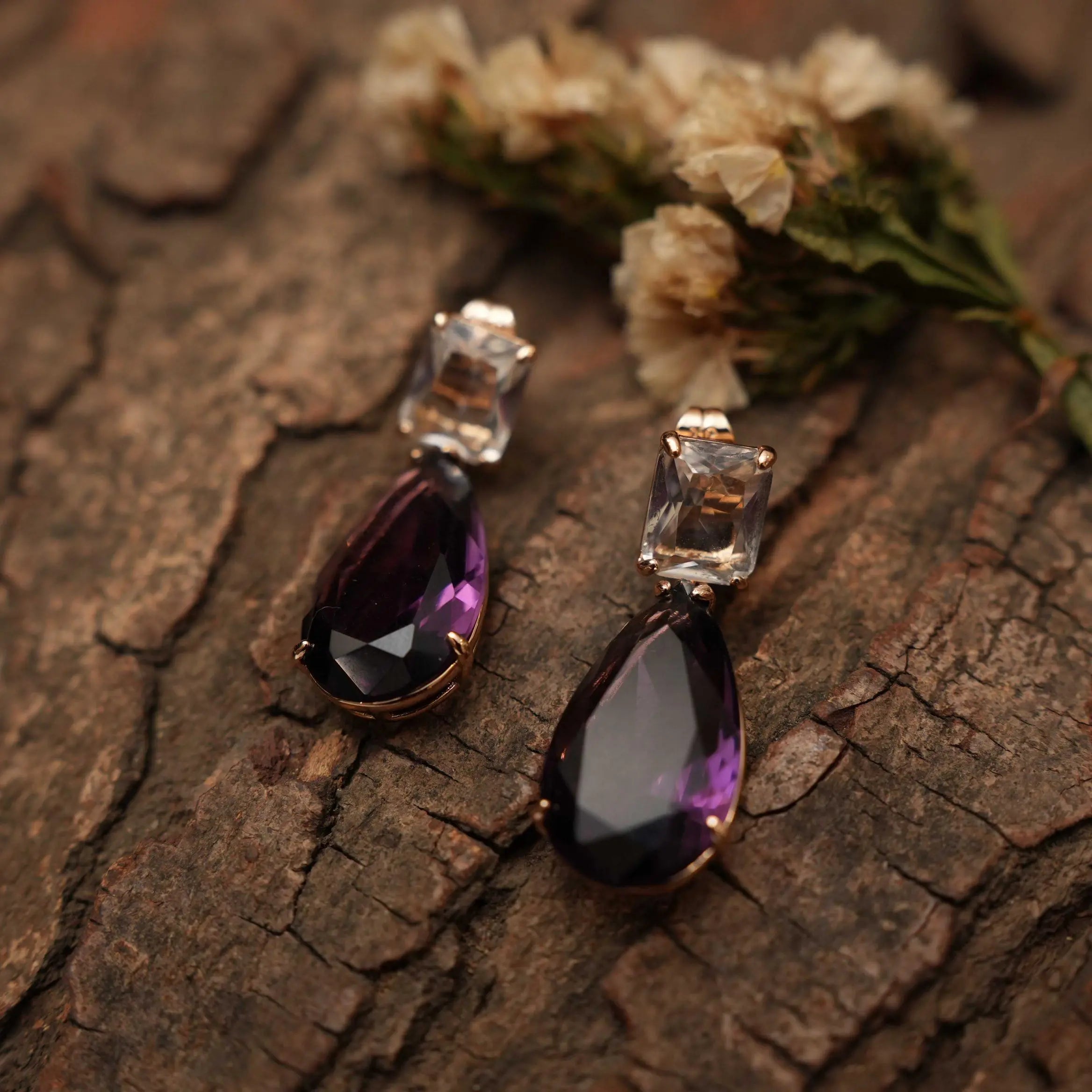 Nina Zircon Designer Earrings