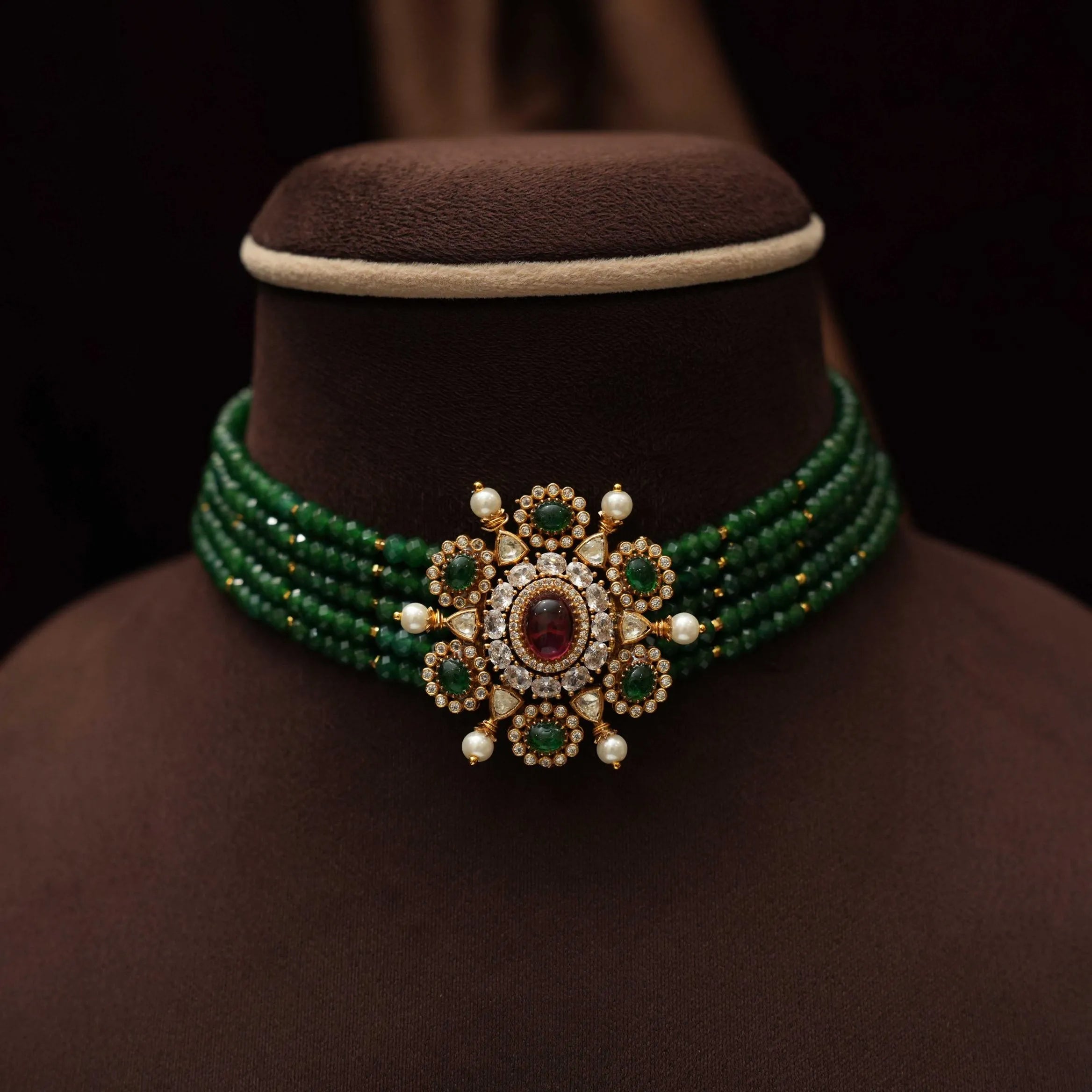 Nirali Beaded Choker - Erica
