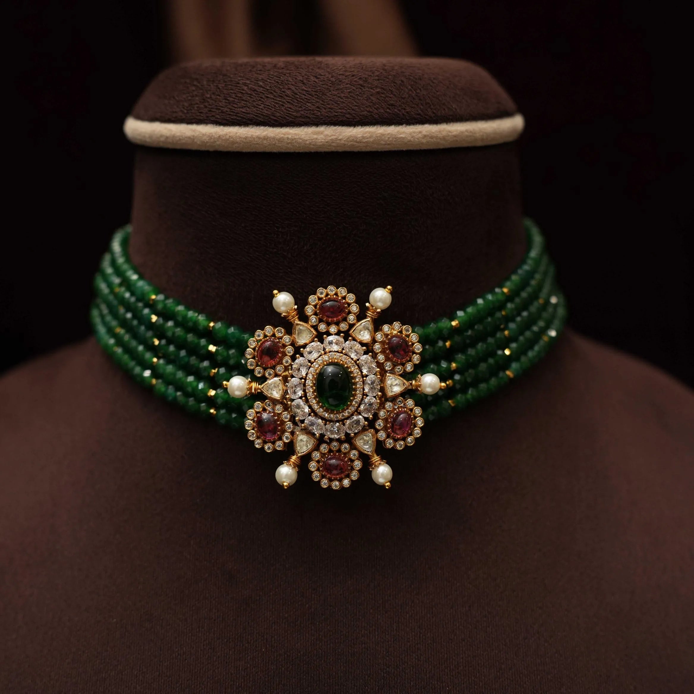 Nirali Beaded Choker - Rina