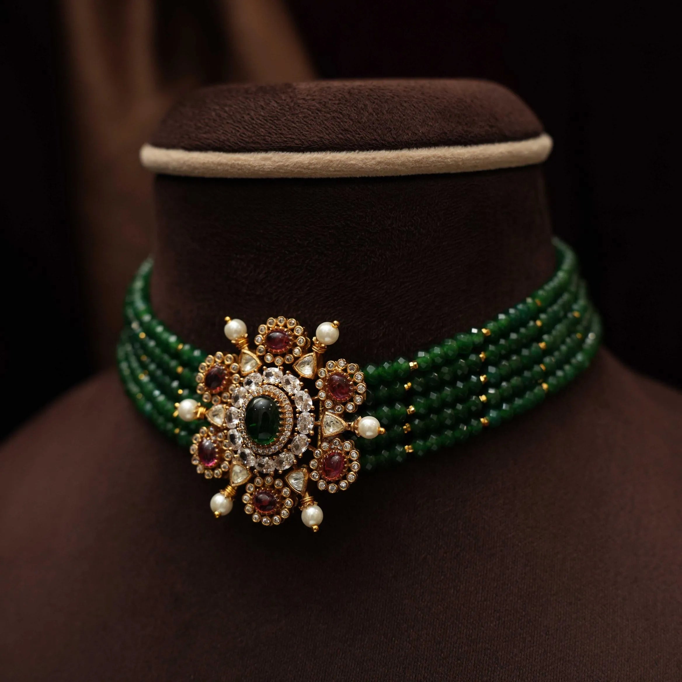 Nirali Beaded Choker - Rina