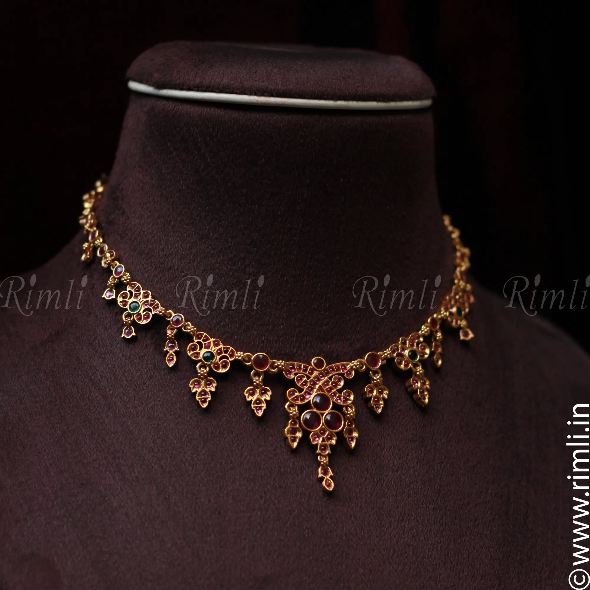 Nithyam Silver Necklace - Rimli Boutique