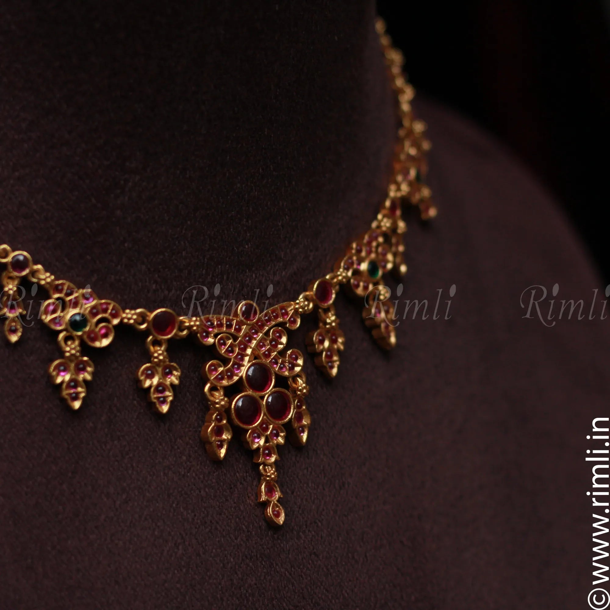 Nithyam Silver Necklace - Rimli Boutique