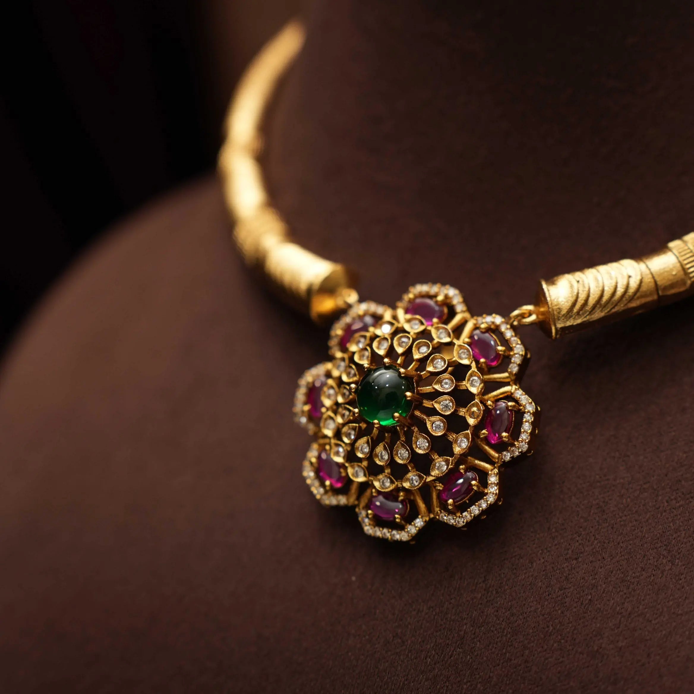 Nivriti Antique Hasli Necklace
