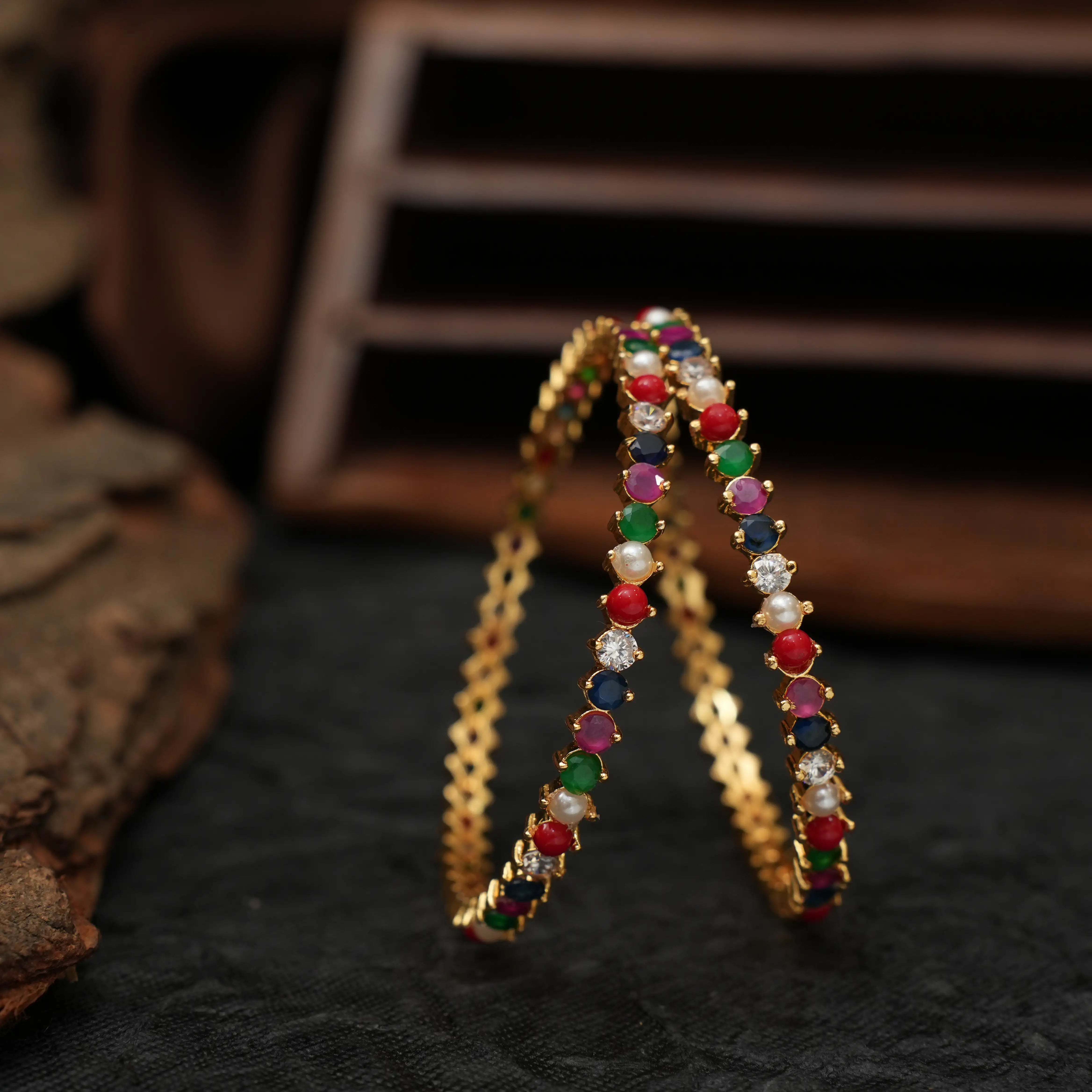 Nonie Antique Bangles