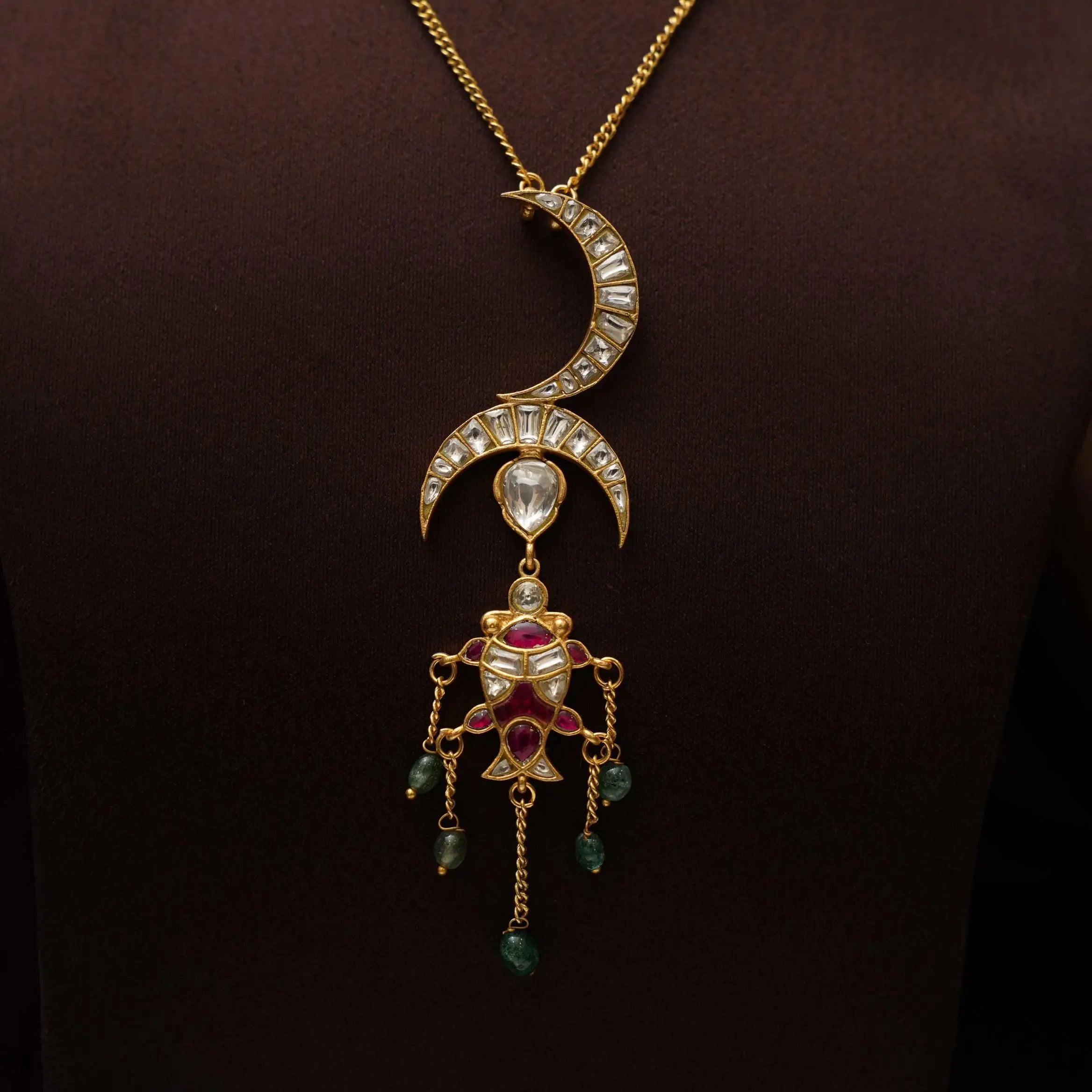 Olika Polki Chain - Red