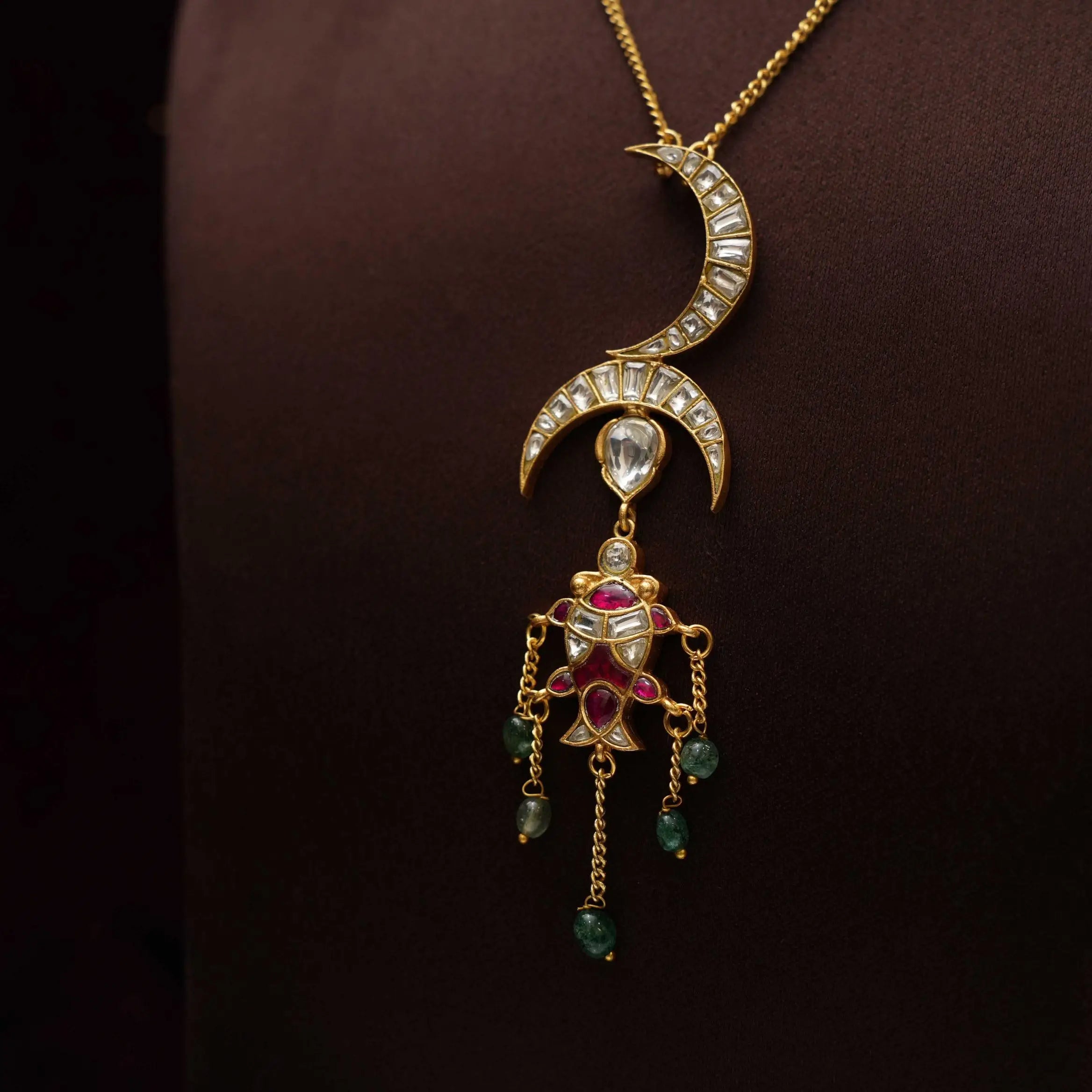 Olika Polki Chain - Red