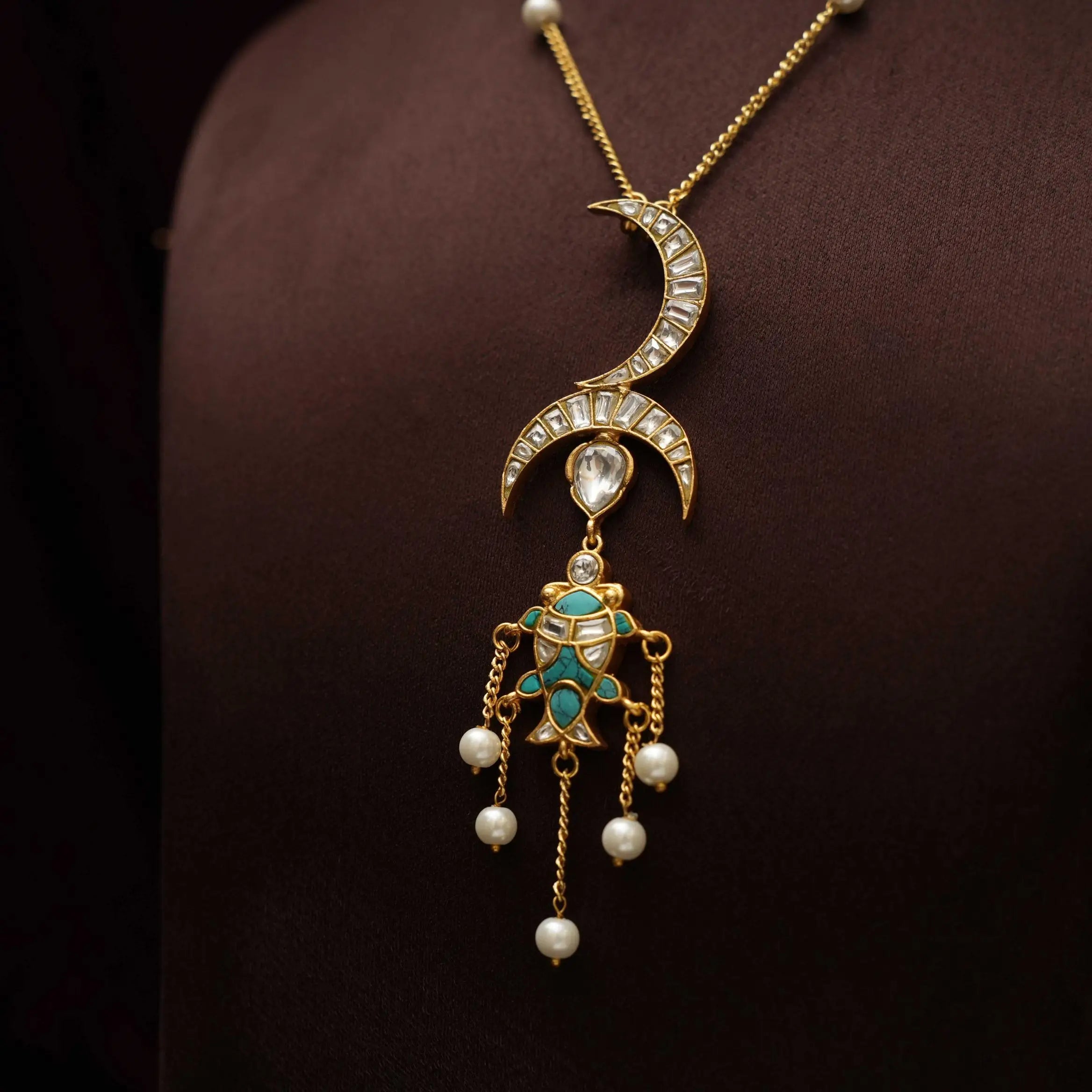 Olika Polki Chain - Turquoise