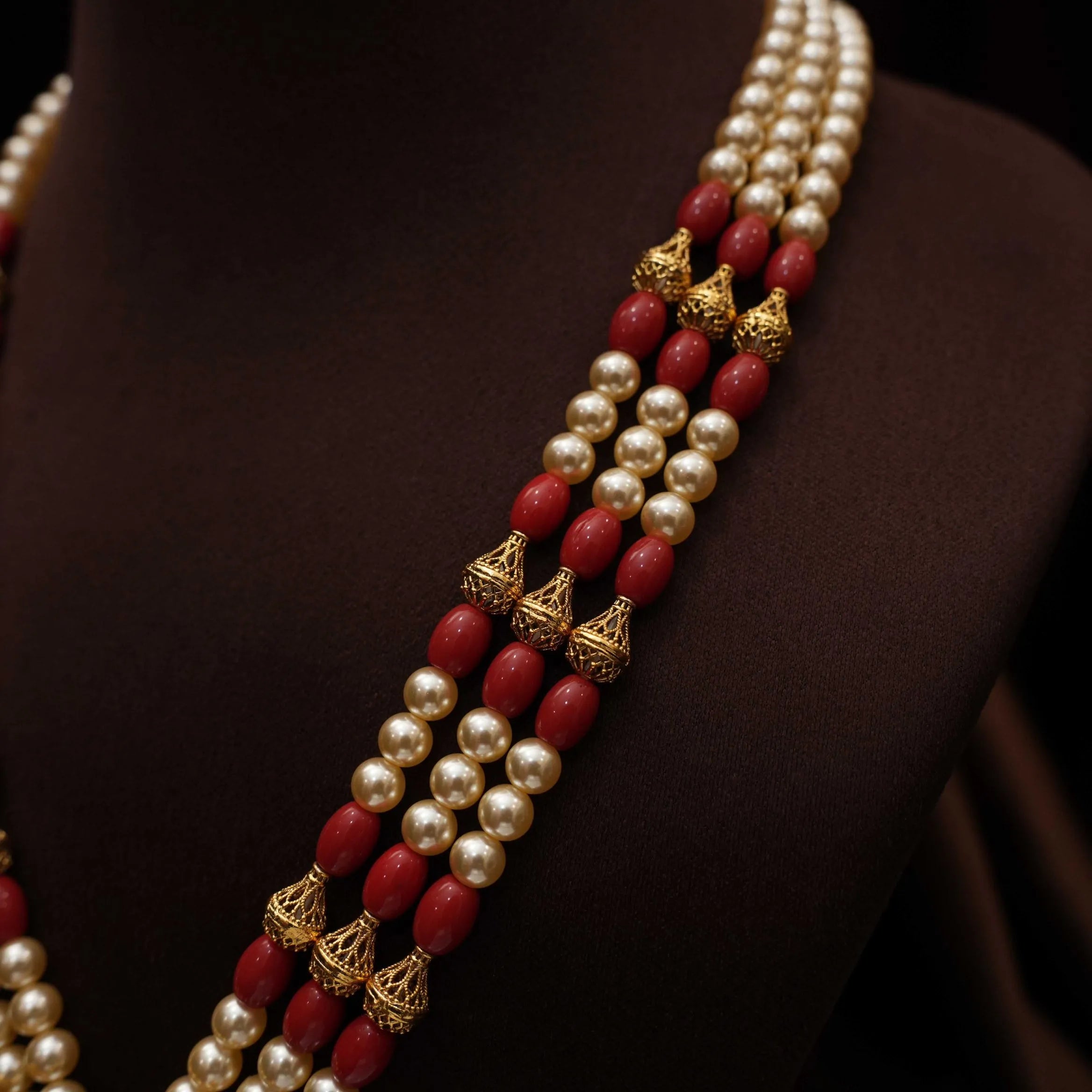 Omaya Antique Necklace - Iruthalai Pakshi