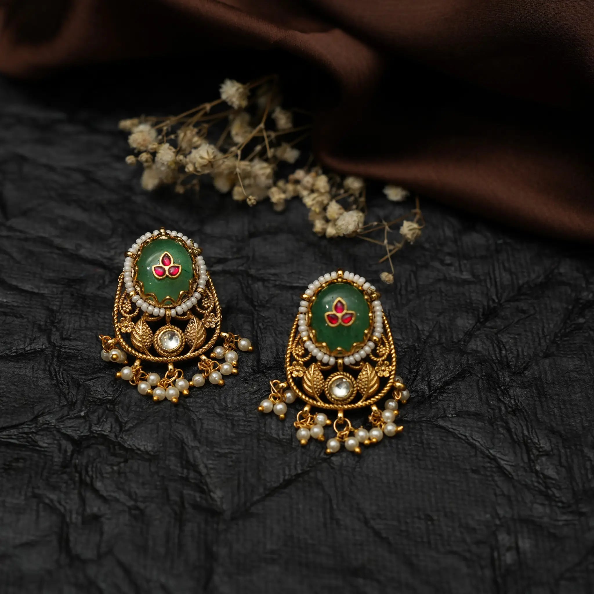 Omisha Polki Ear Stud