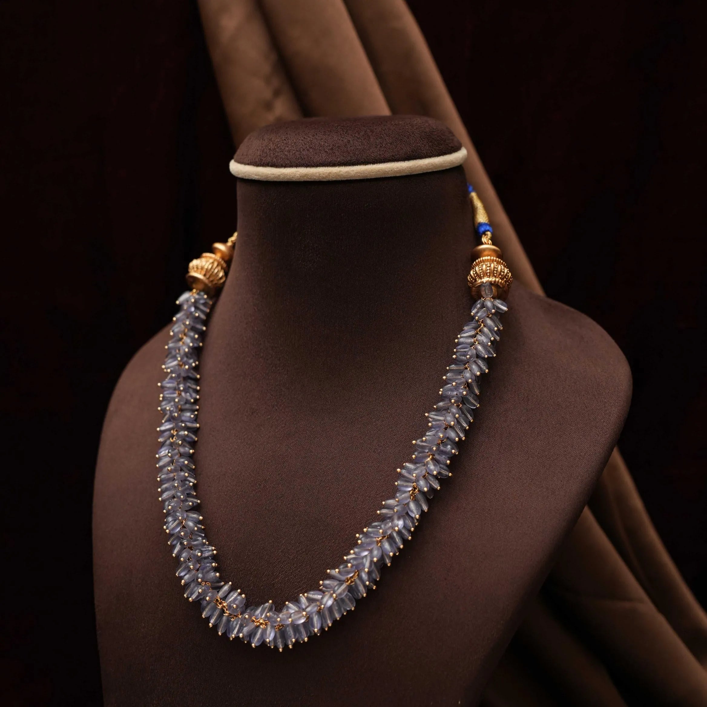 Onella Beaded Necklace - Lilac