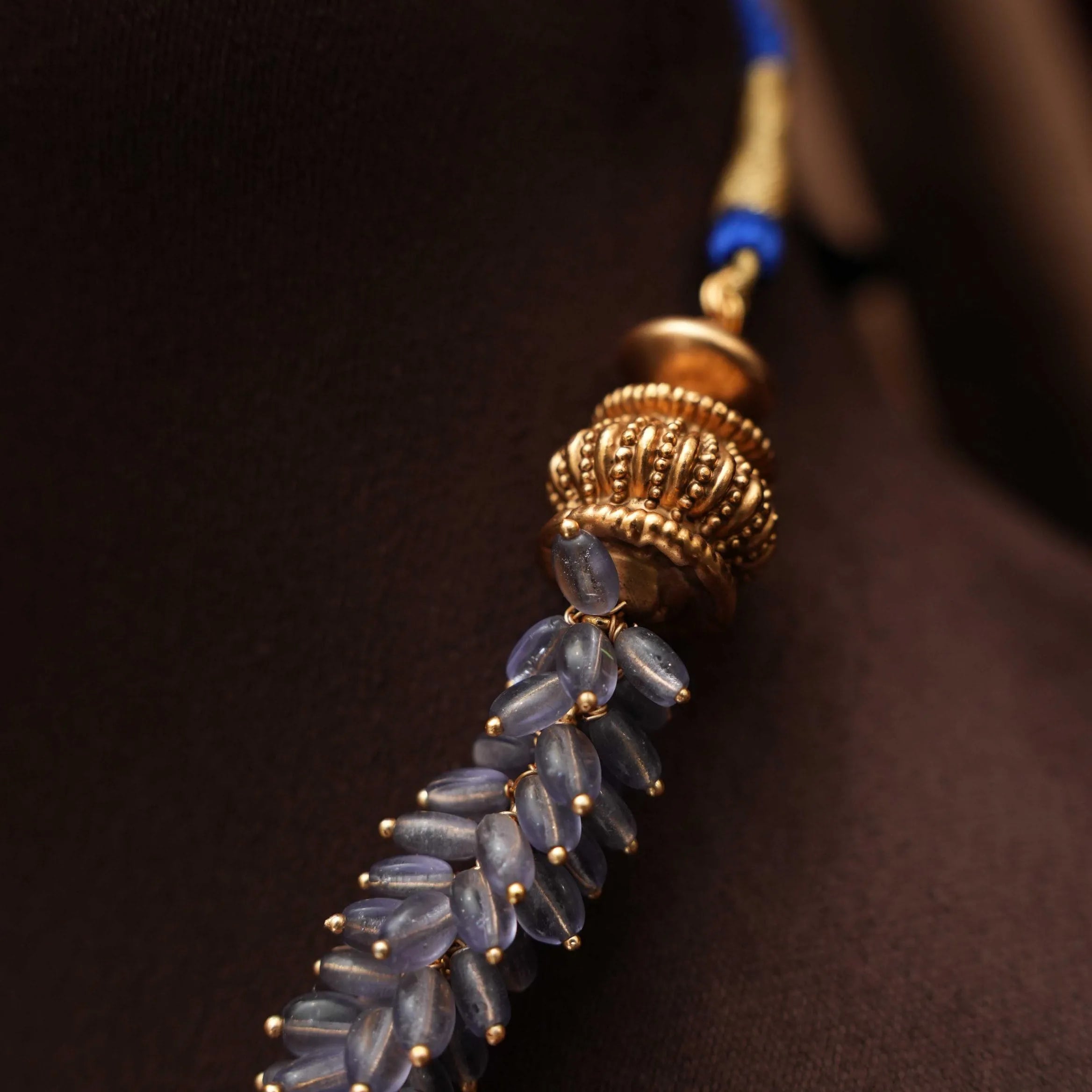 Onella Beaded Necklace - Lilac