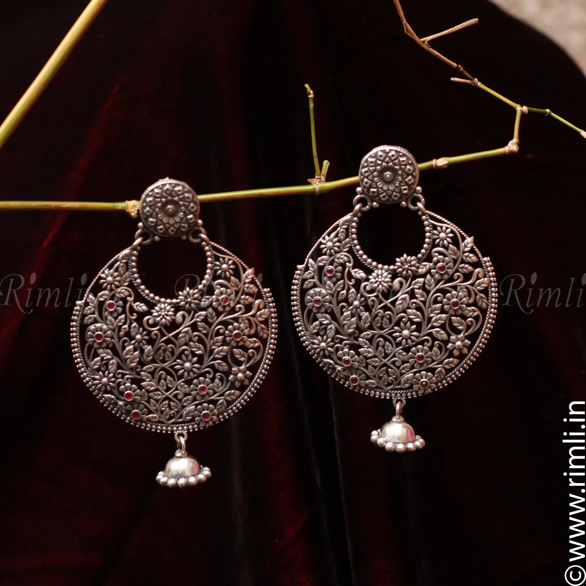 Oxidised Filgree Earring - Rimli Boutique