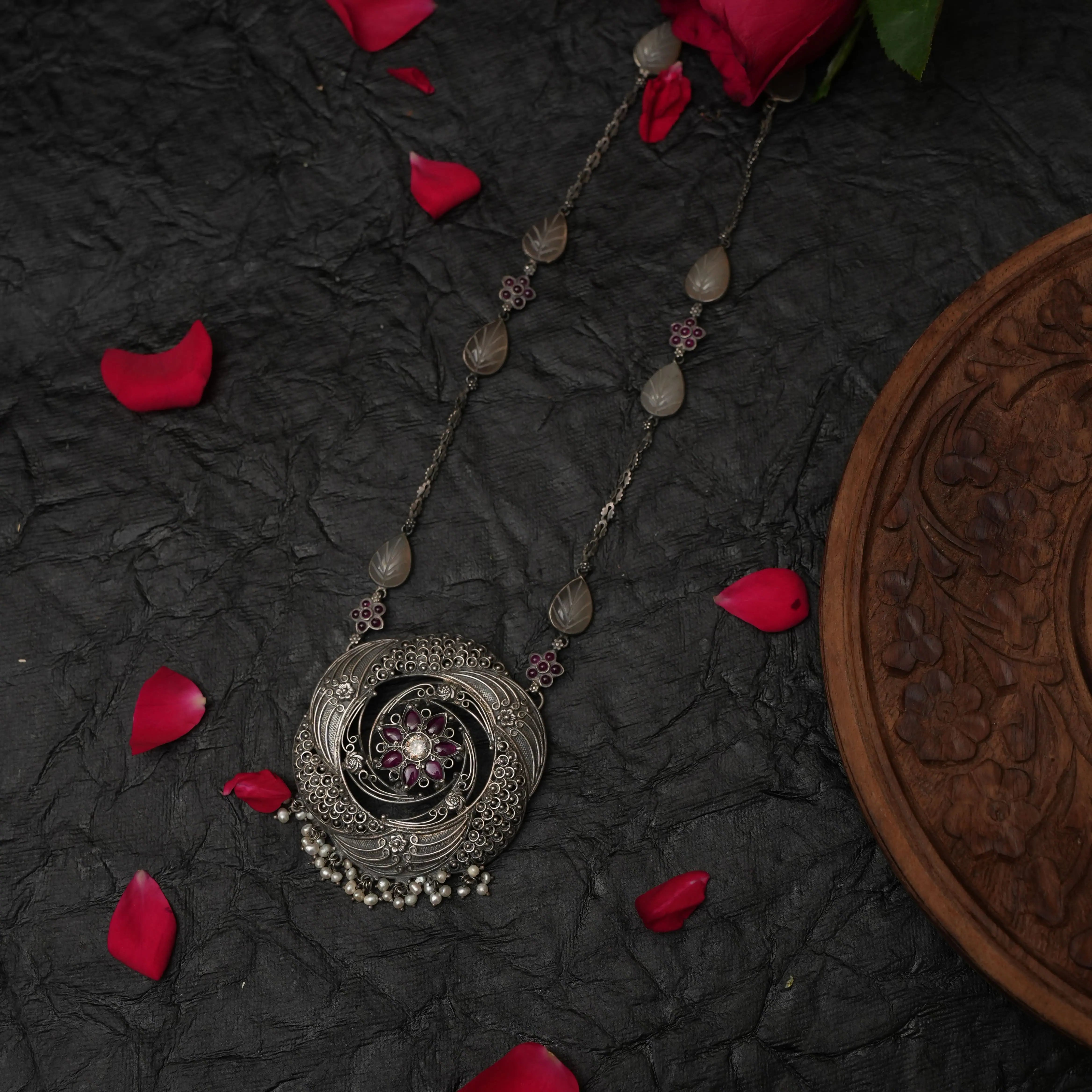 Oxidised Silver Chain