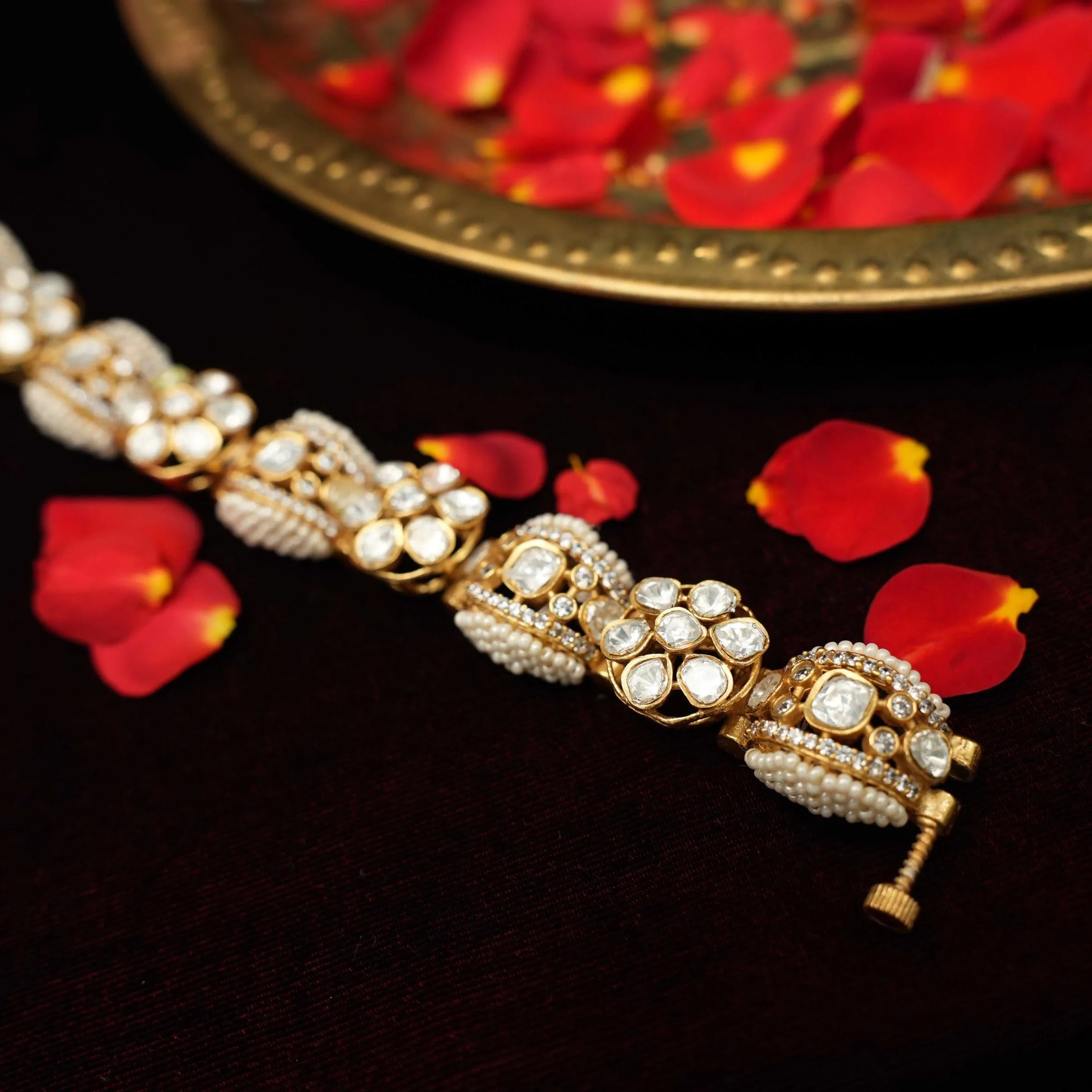 Paawni Polki Pearl Bracelet