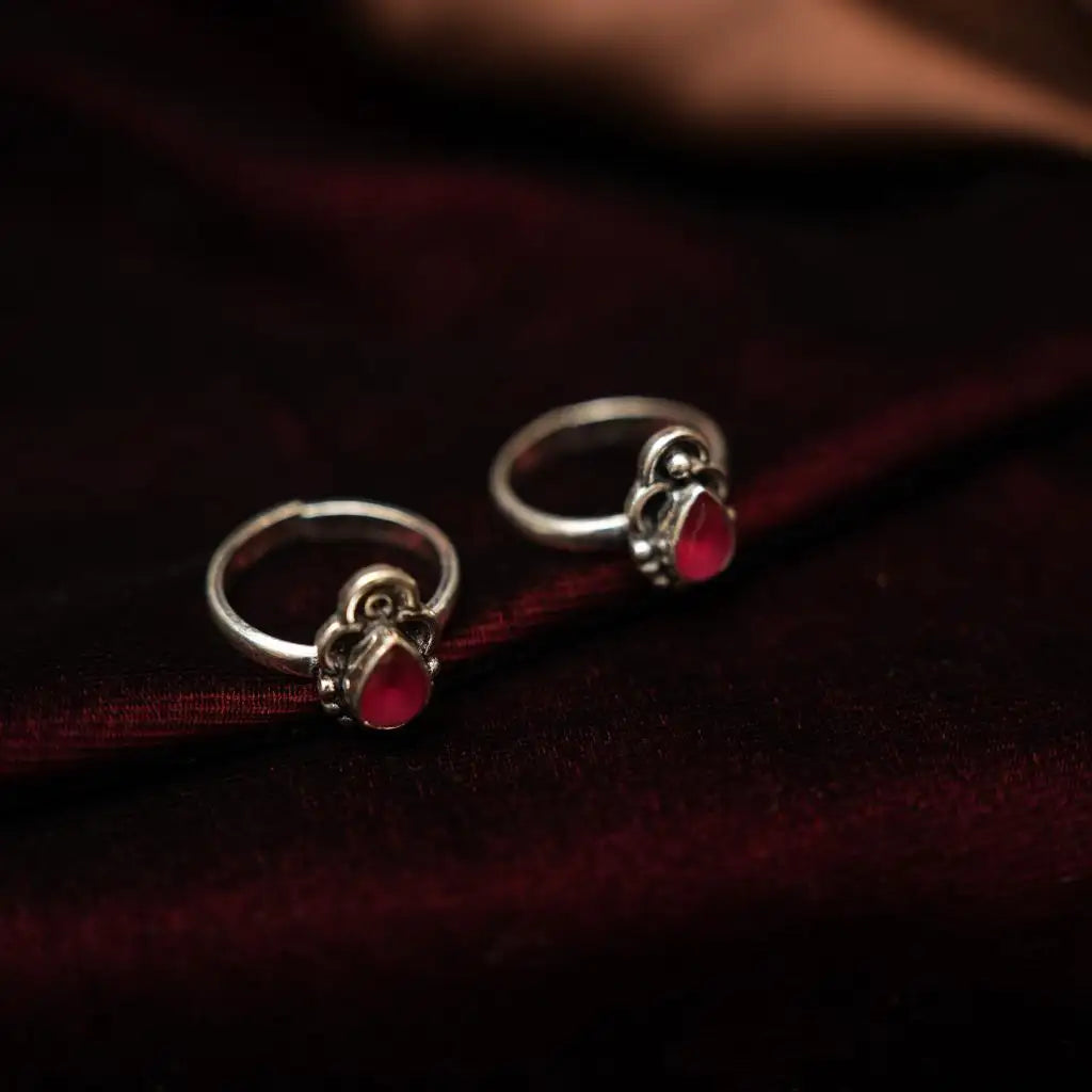 Padmana Silver Toe Ring