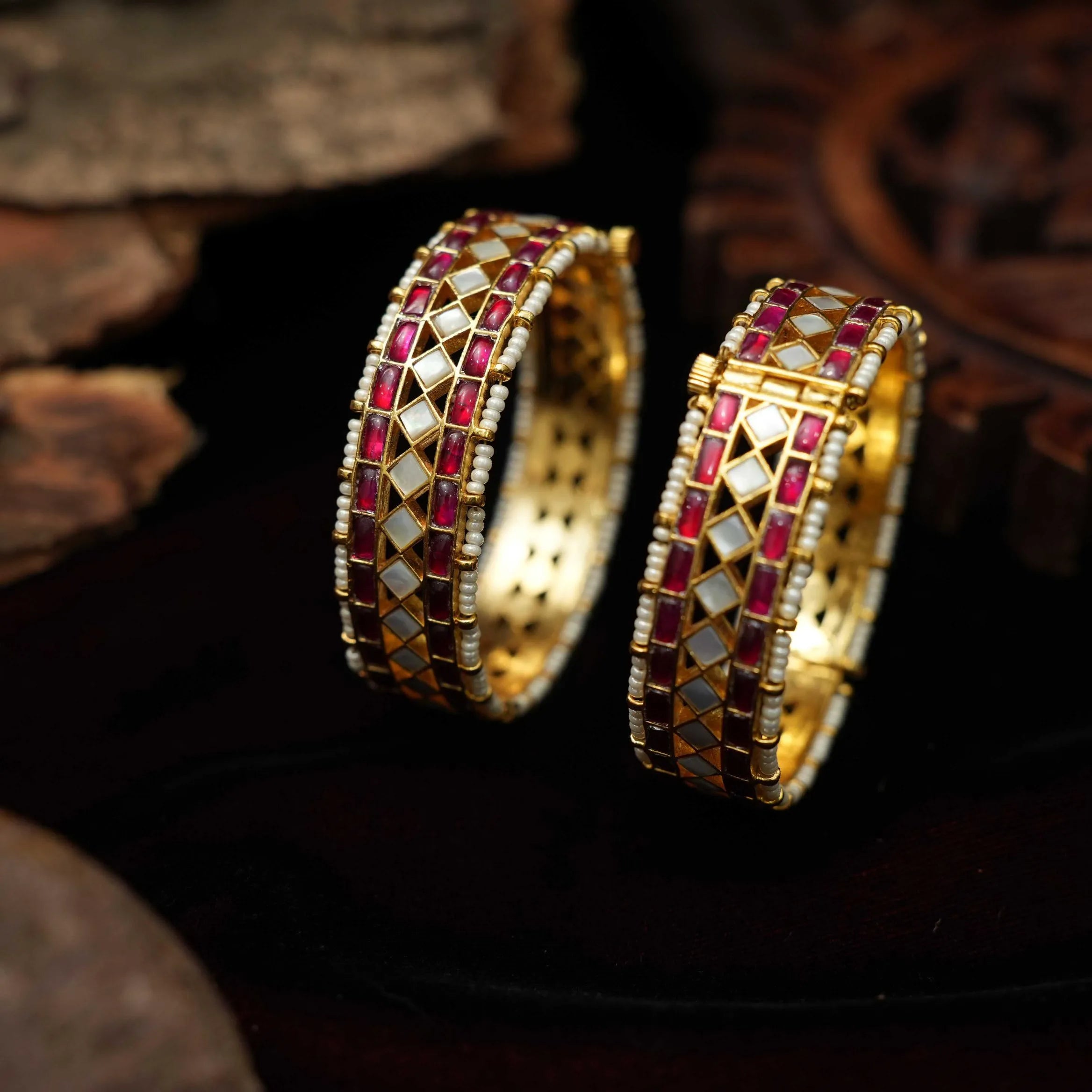 Palguni Polki Bangles