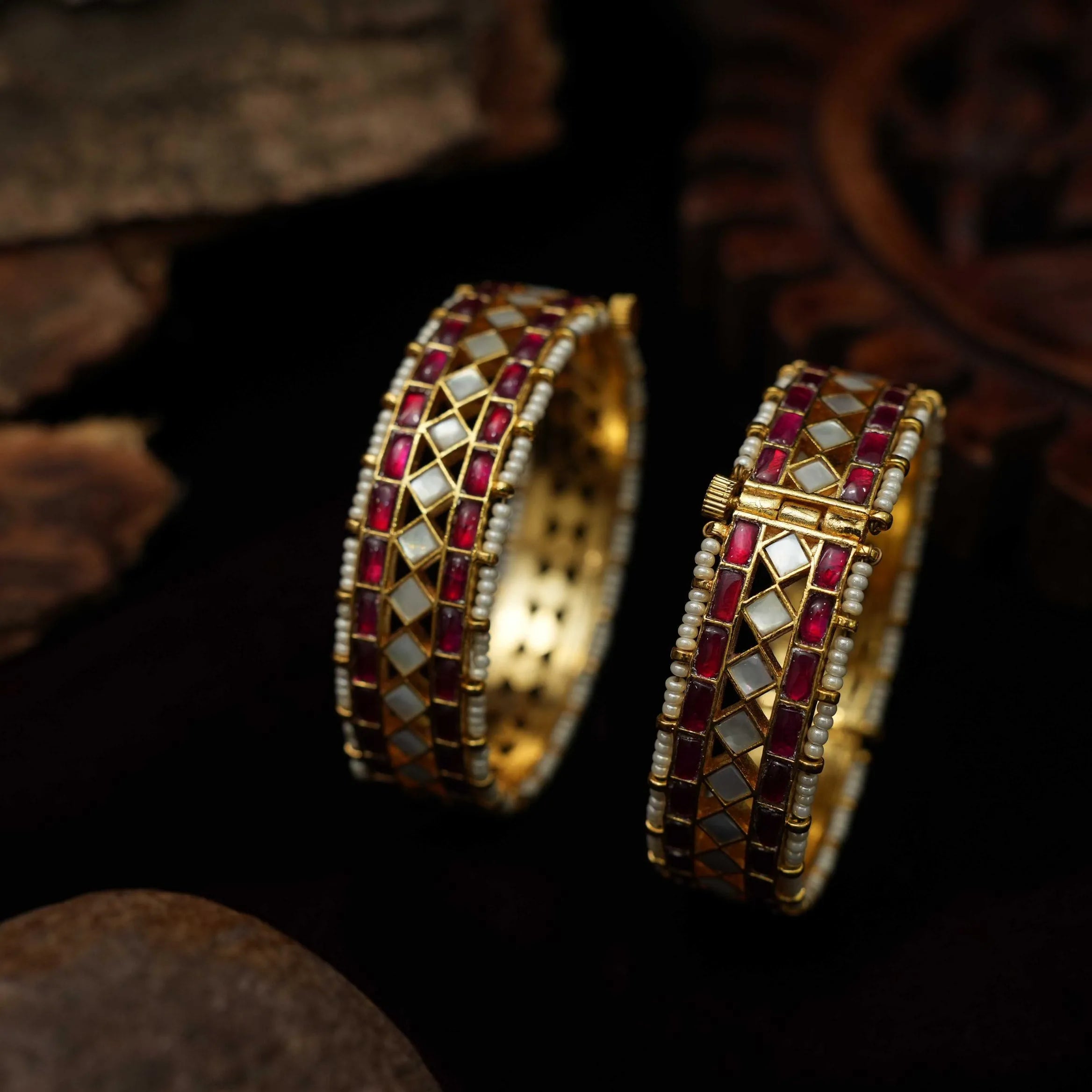 Palguni Polki Bangles