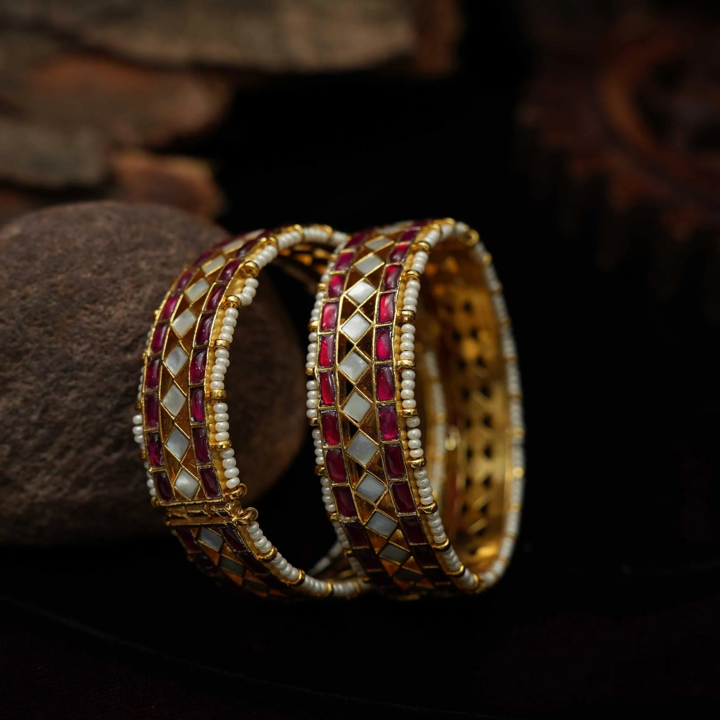 Palguni Polki Bangles
