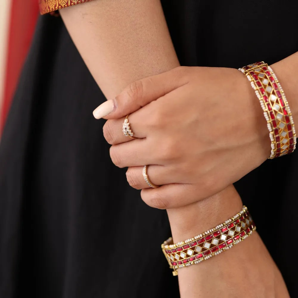 Palguni Polki Bangles