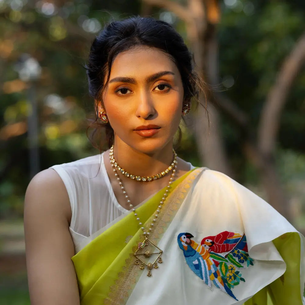 Parisha Silver Fusion Necklace