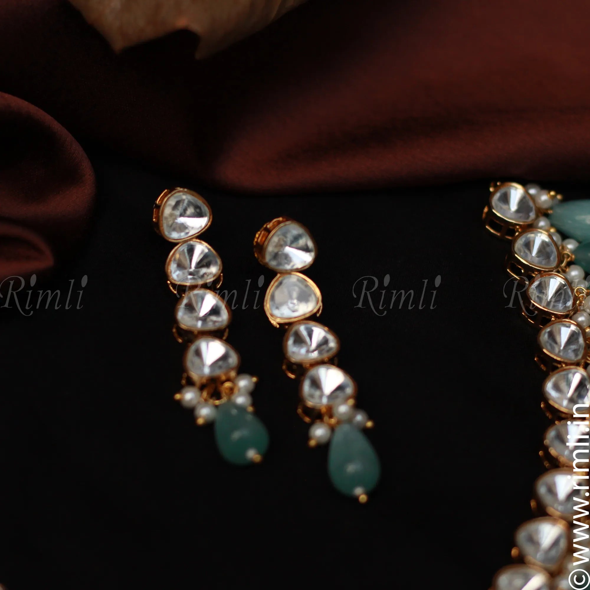 Pastel Green Choker Set - Rimli Boutique