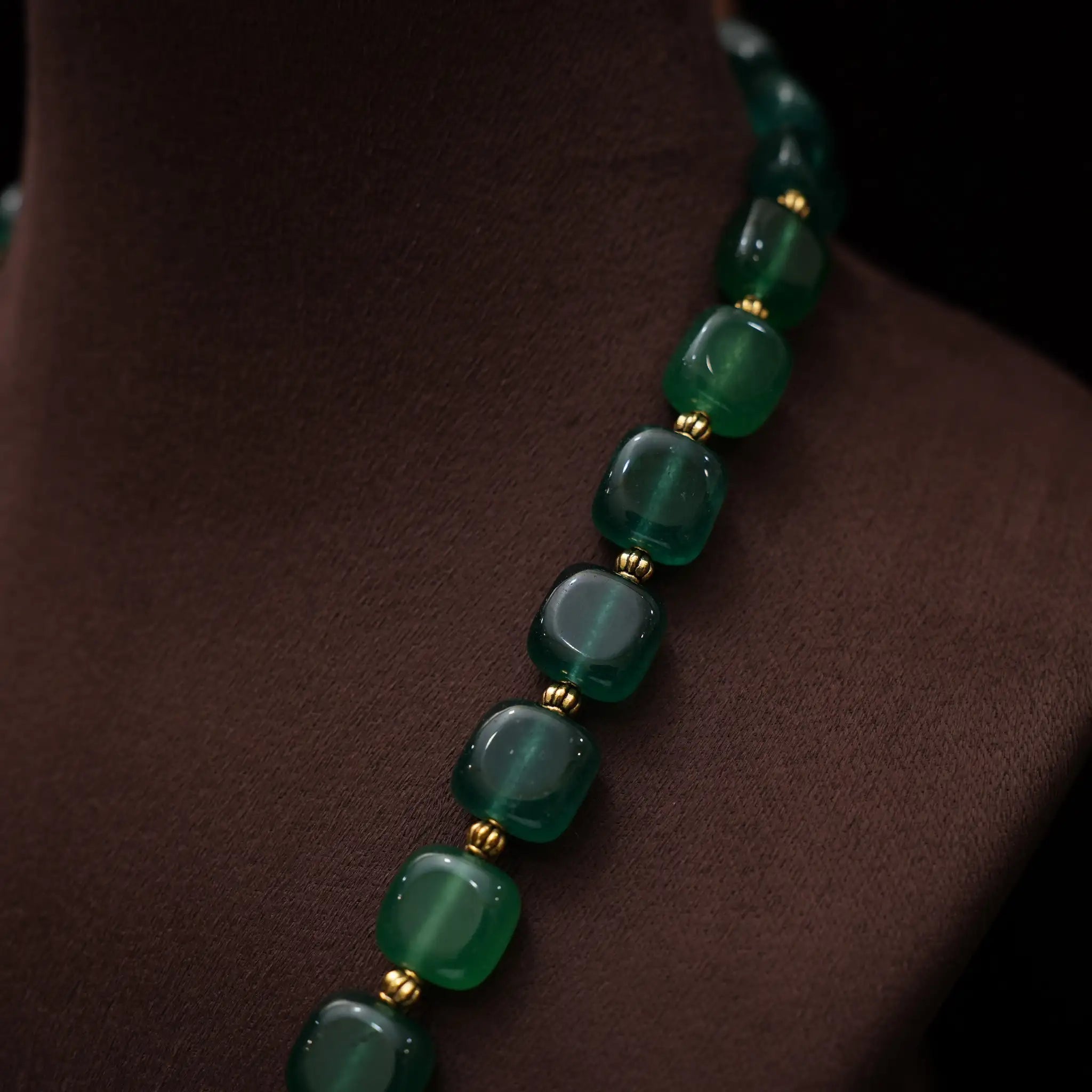 Patira Beaded Necklace - Green