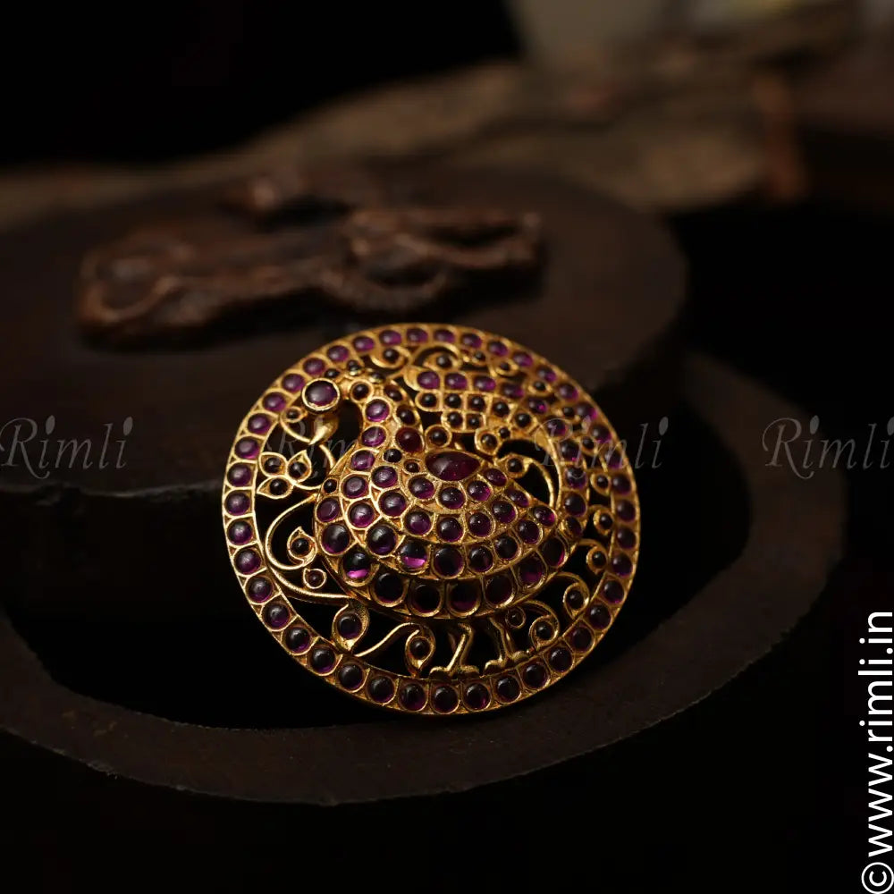 Peacock Silver Rakodi - Rimli Boutique