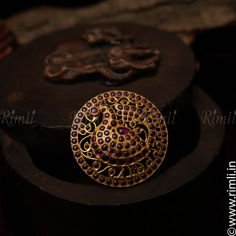 Peacock Silver Rakodi - Rimli Boutique