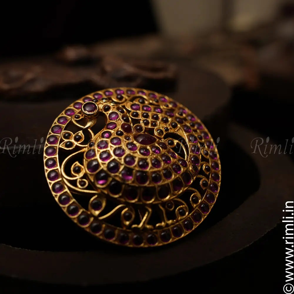 Peacock Silver Rakodi - Rimli Boutique