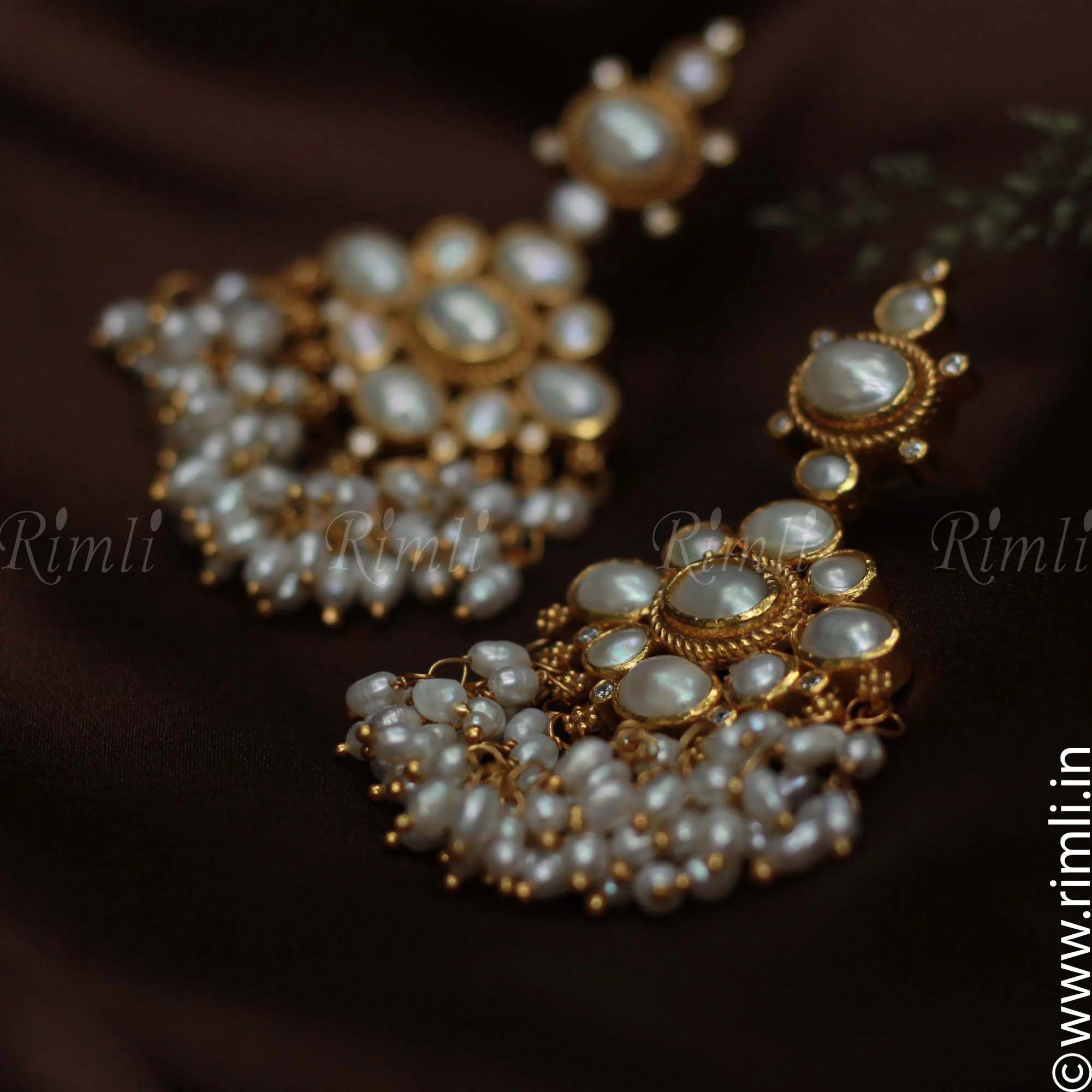 Pearl Silver Earrings