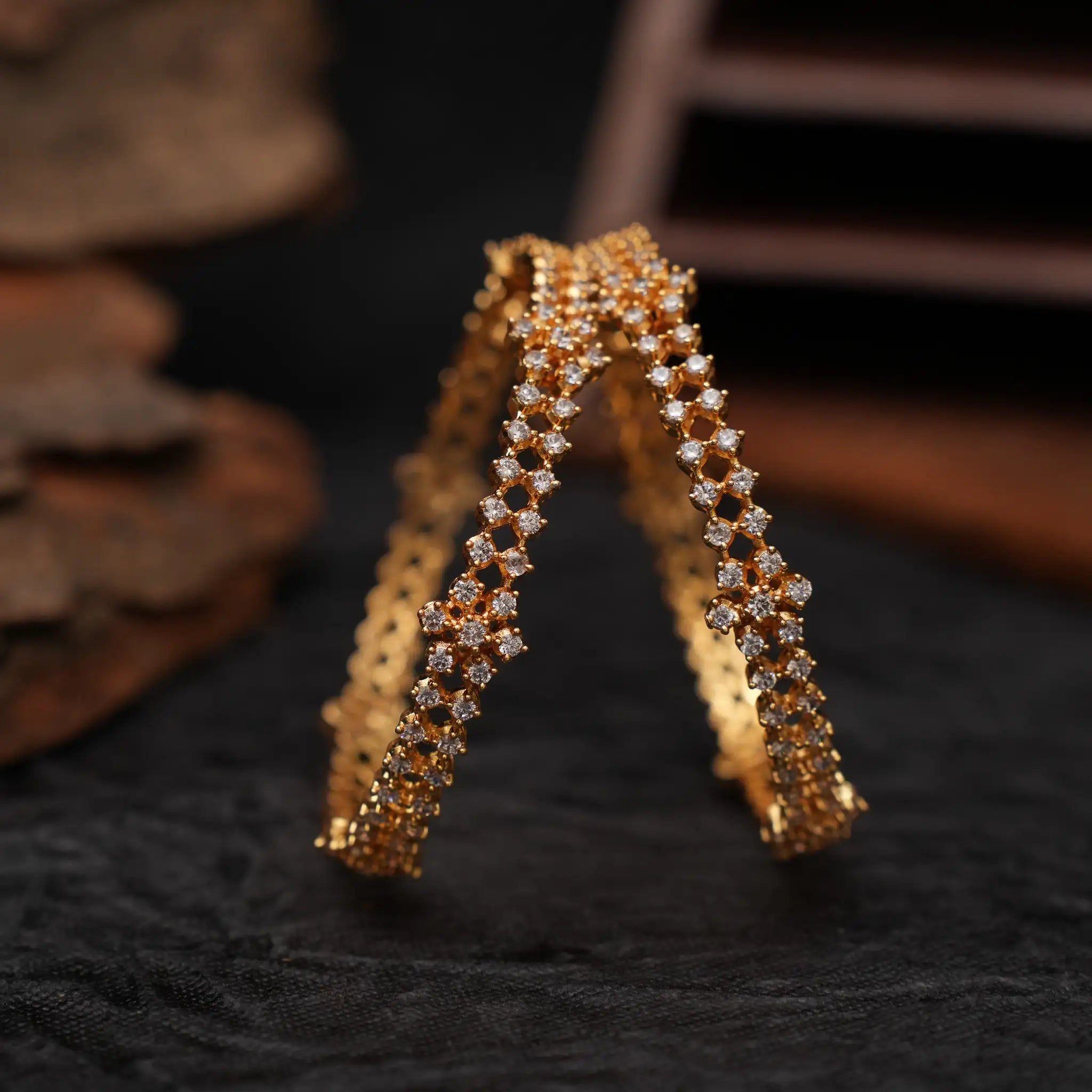 Pinaka Zircon Bangles