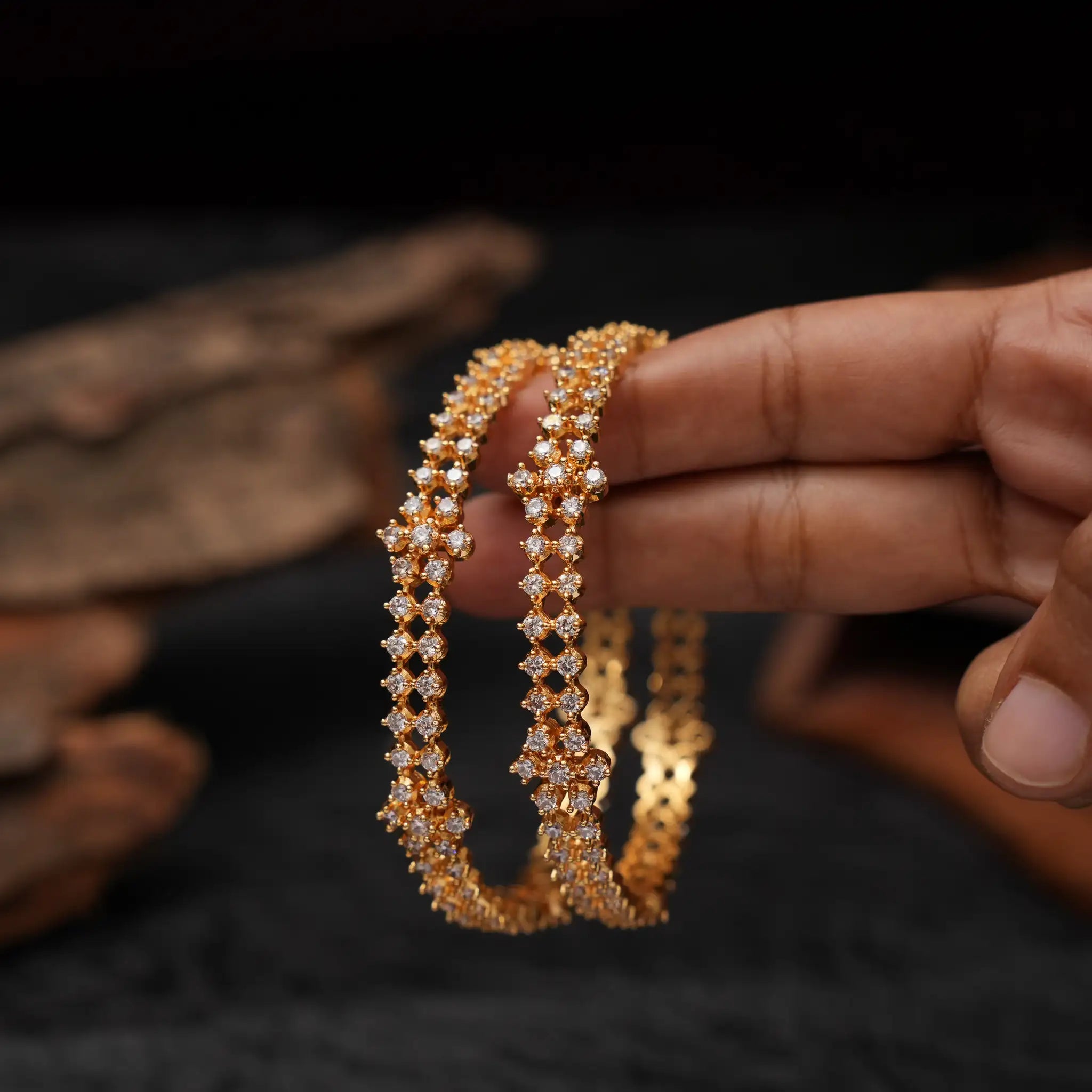 Pinaka Zircon Bangles