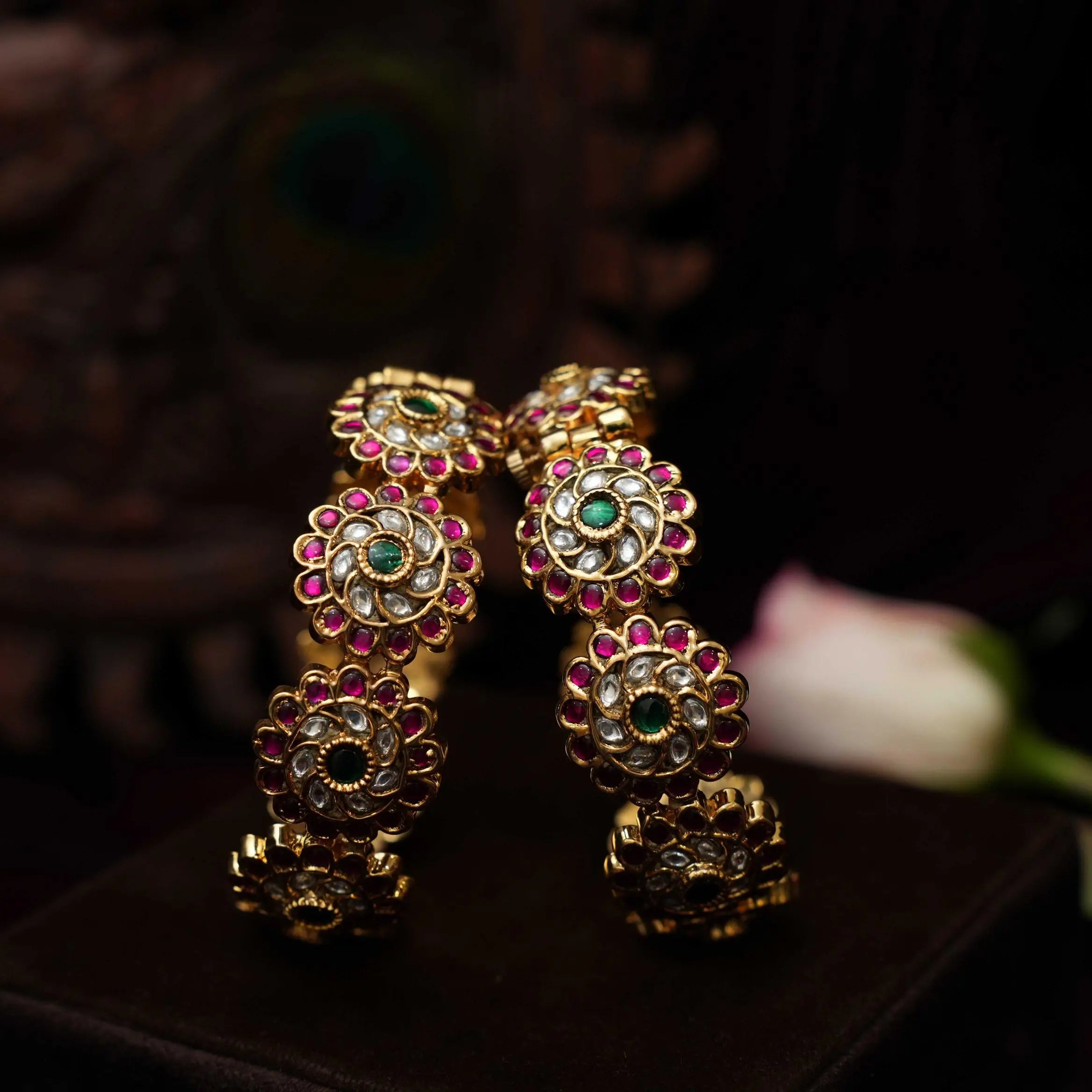 Gourika Polki Bangles