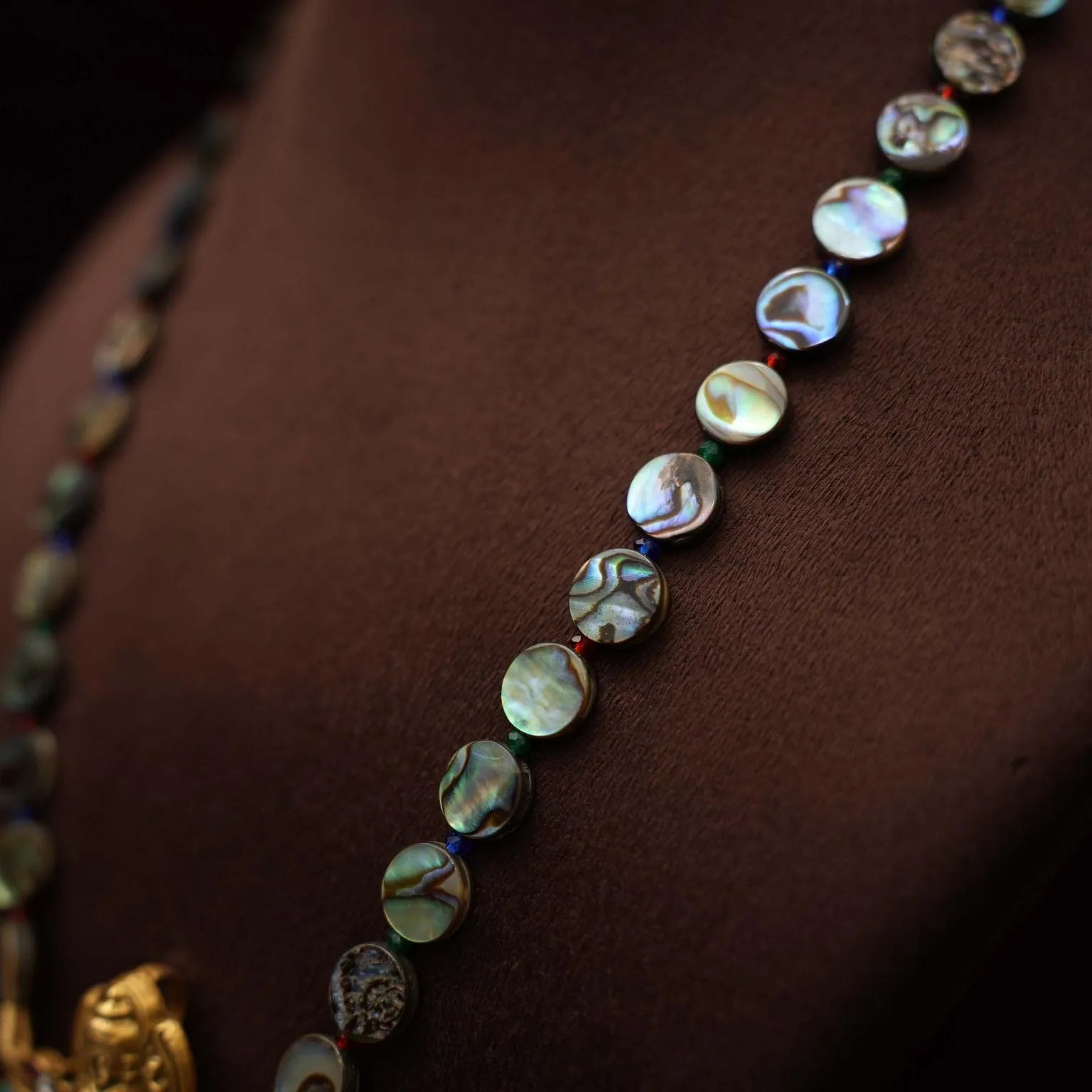 Prajal Mother of Pearl Necklace - Rimli Boutique