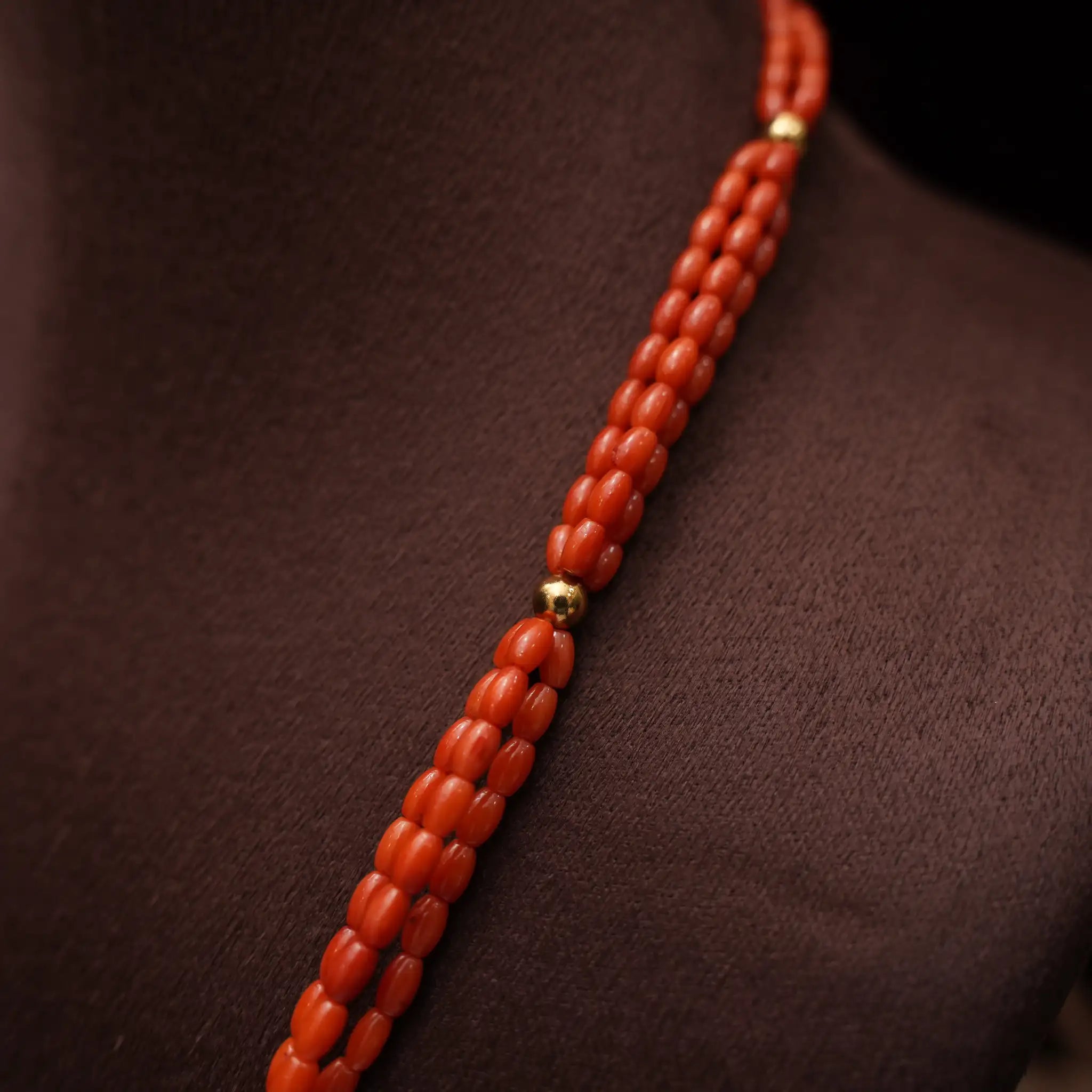 Pranati Beaded Coral Necklace