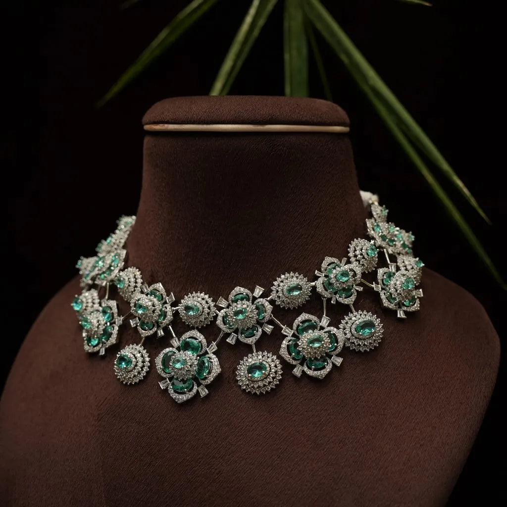 Pranavi Zircon Necklace
