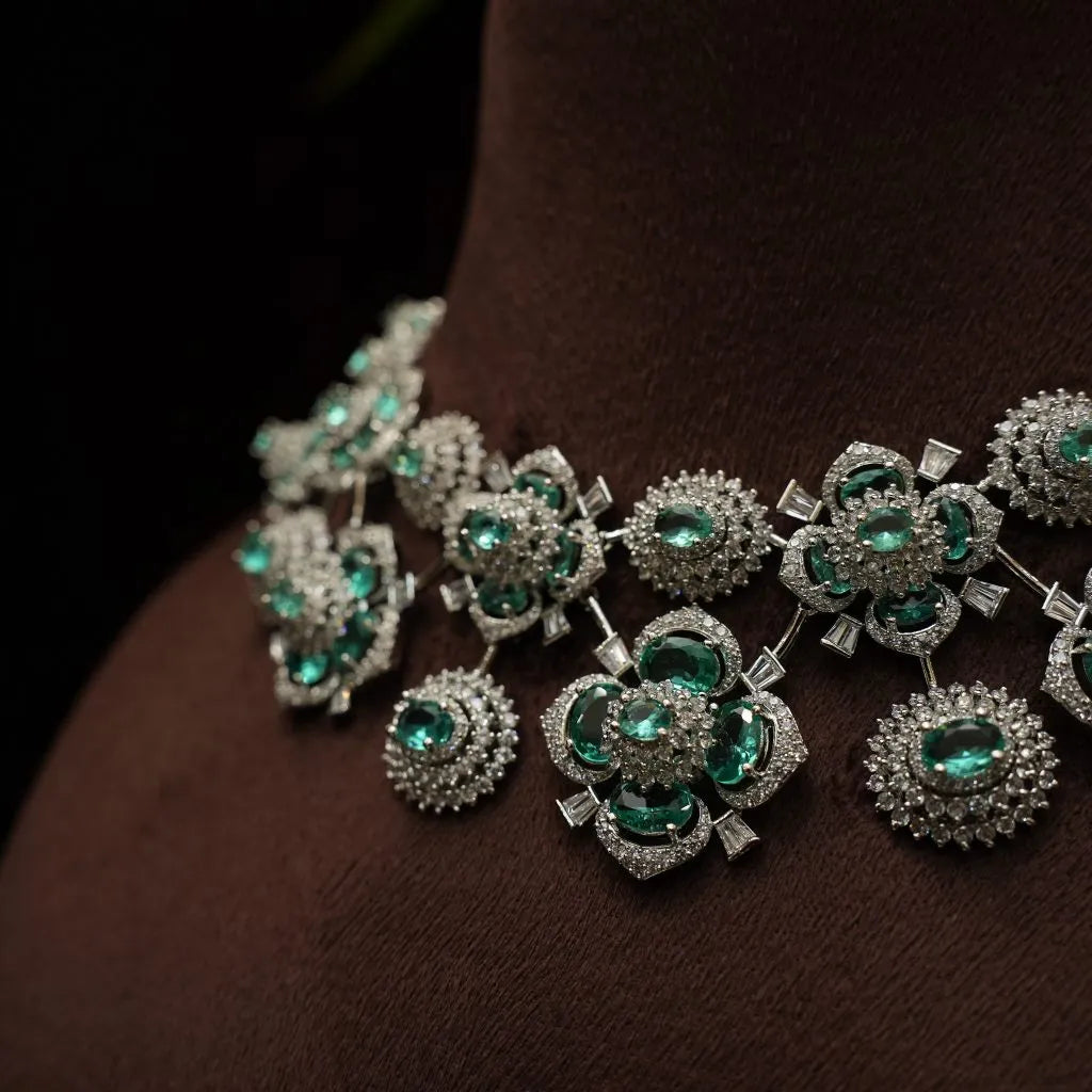 Pranavi Zircon Necklace