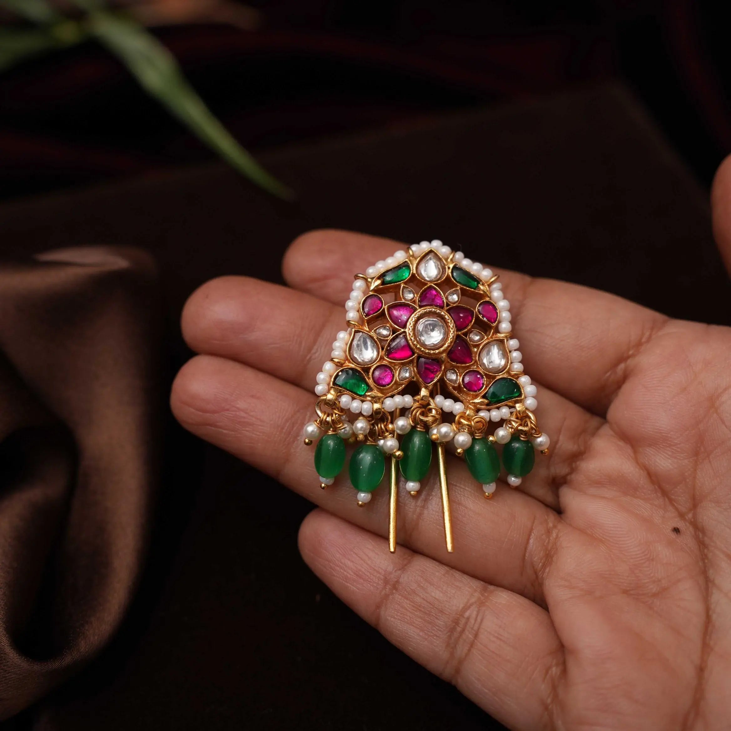 Praveena Silver Hair Pin