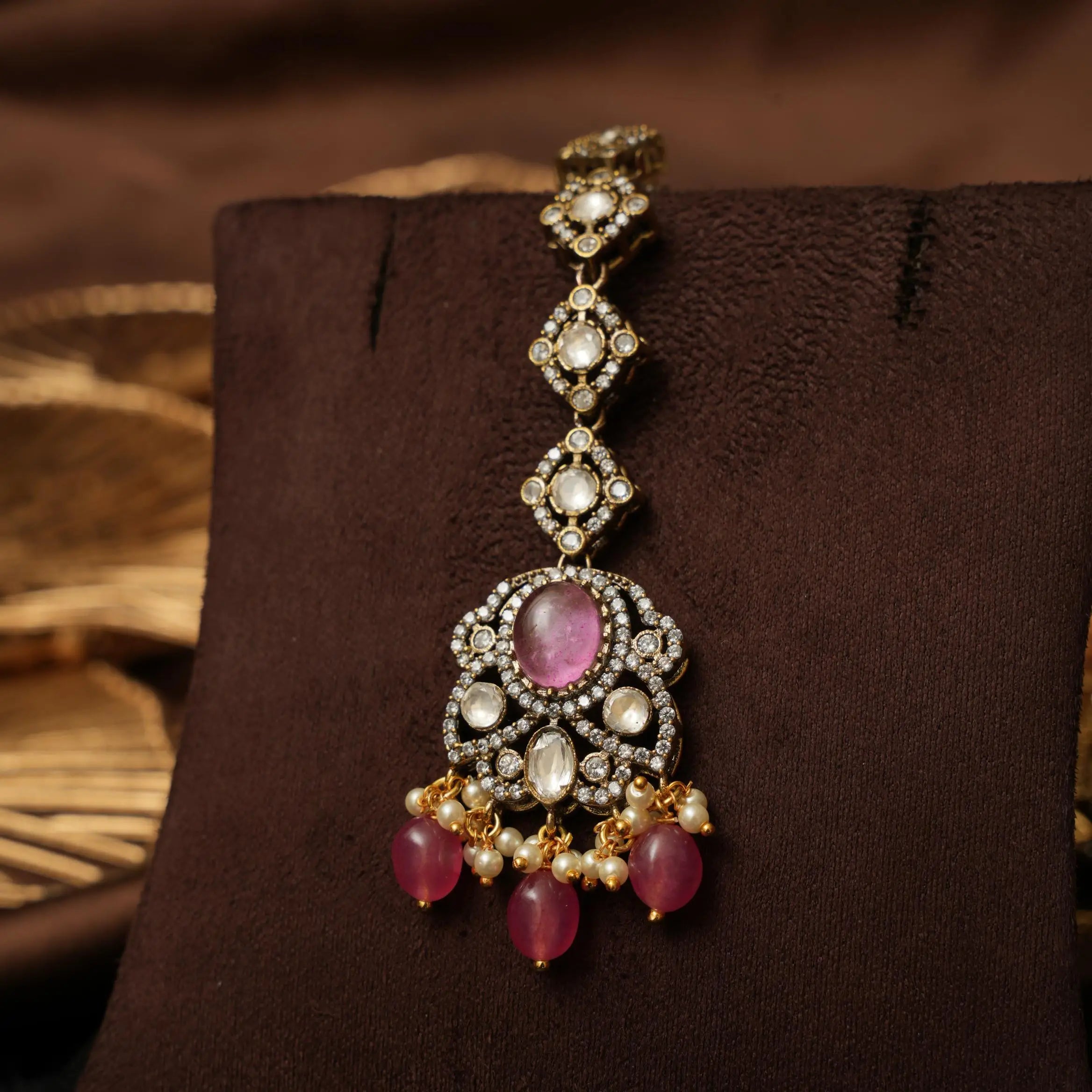 Prerita Victorian Tikka - Pink
