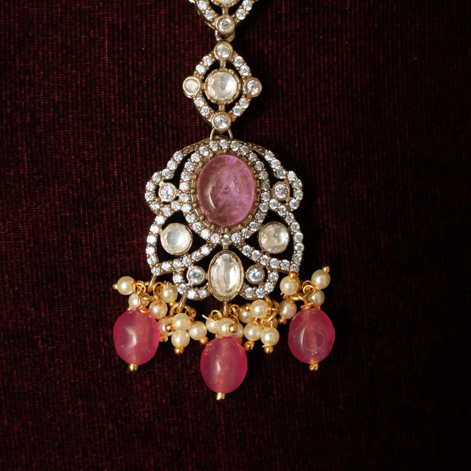 Prerita Victorian Tikka - Pink