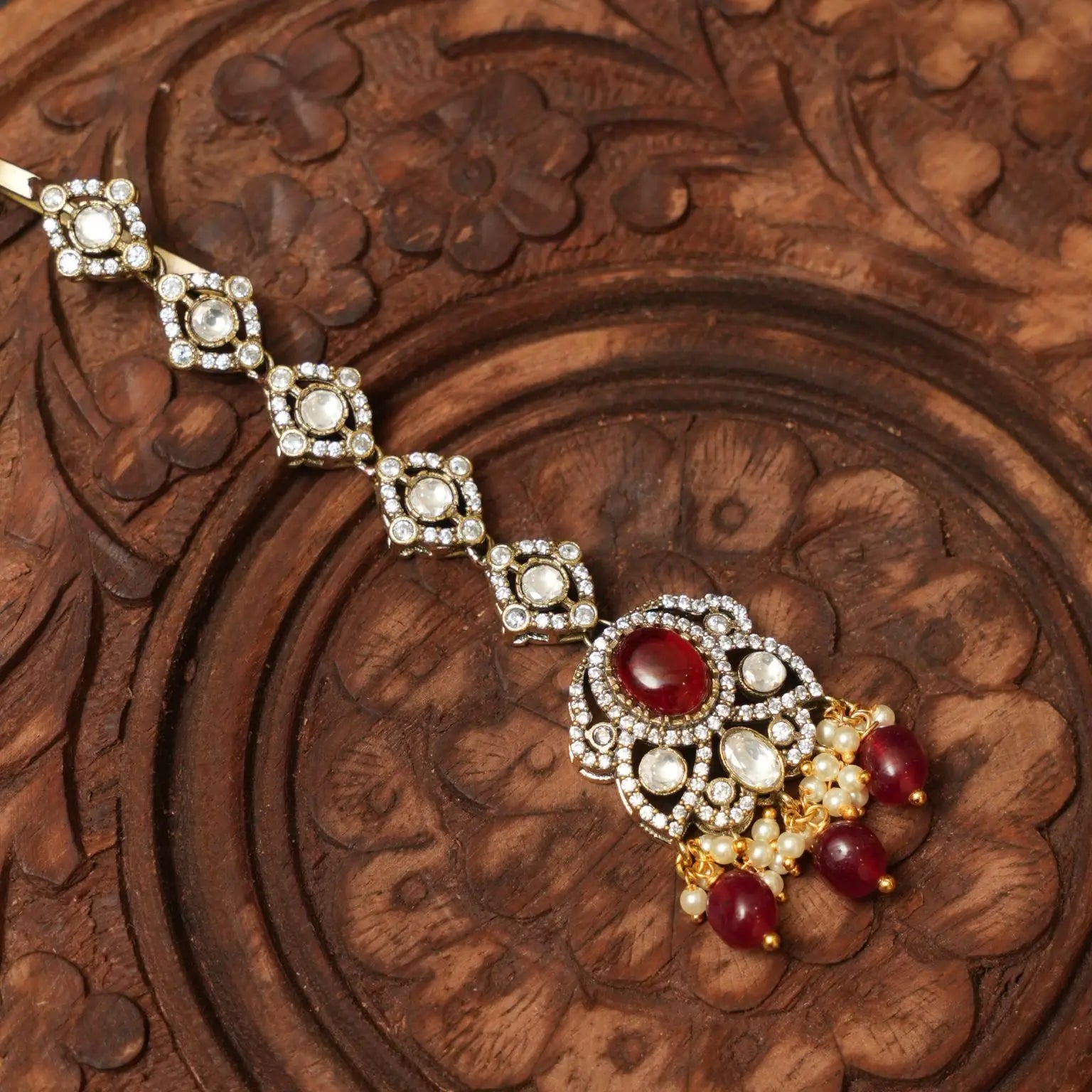Prerita Victorian Tikka - Red