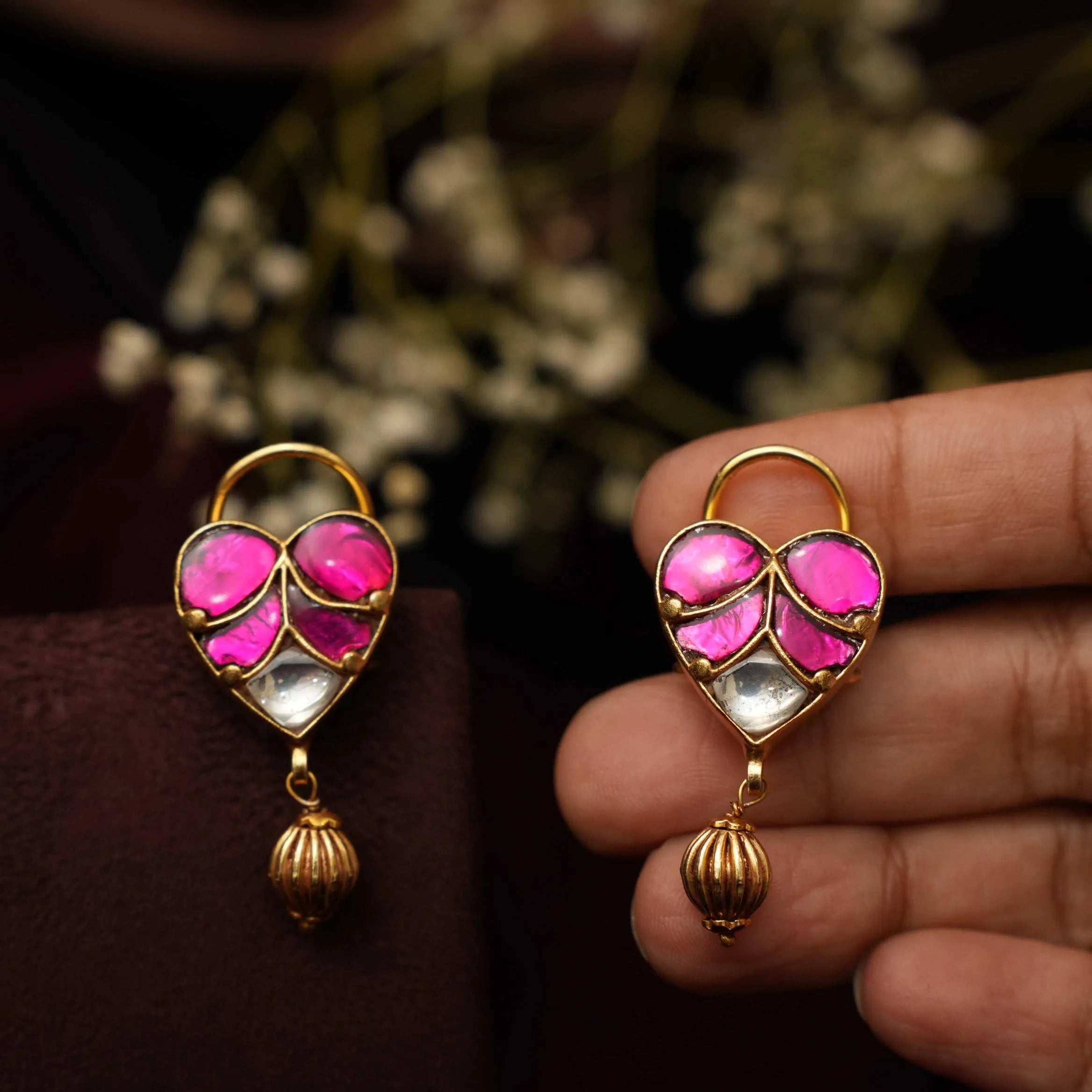 Priya Silver Earrings