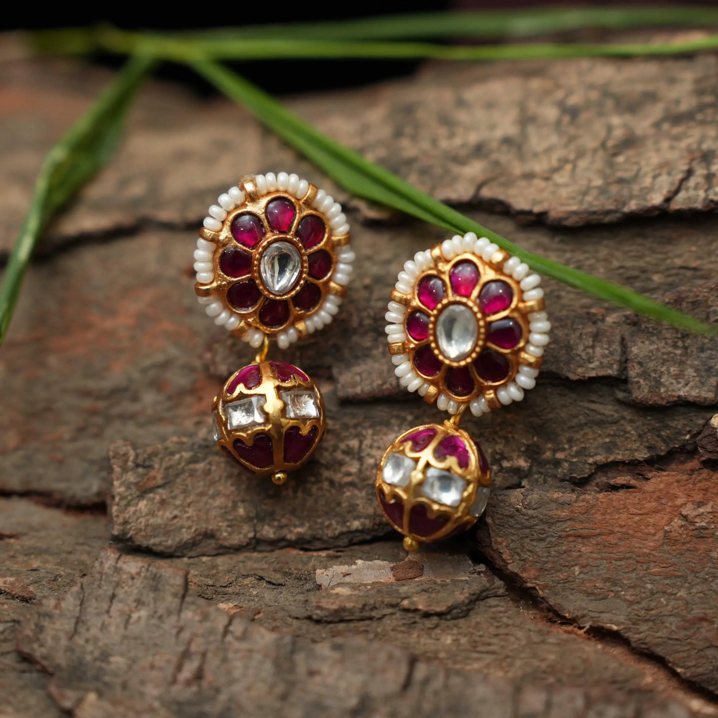 Punarvi Silver Earrings
