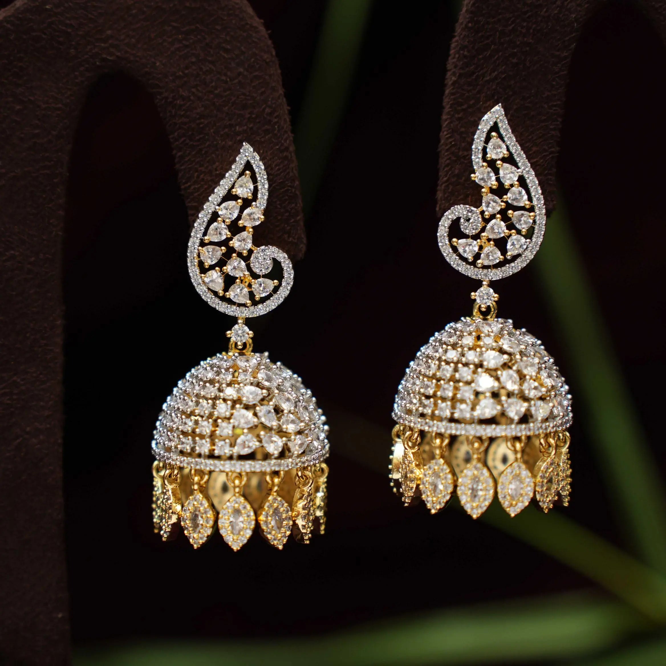 Purvi Designer Jhumka Earrings